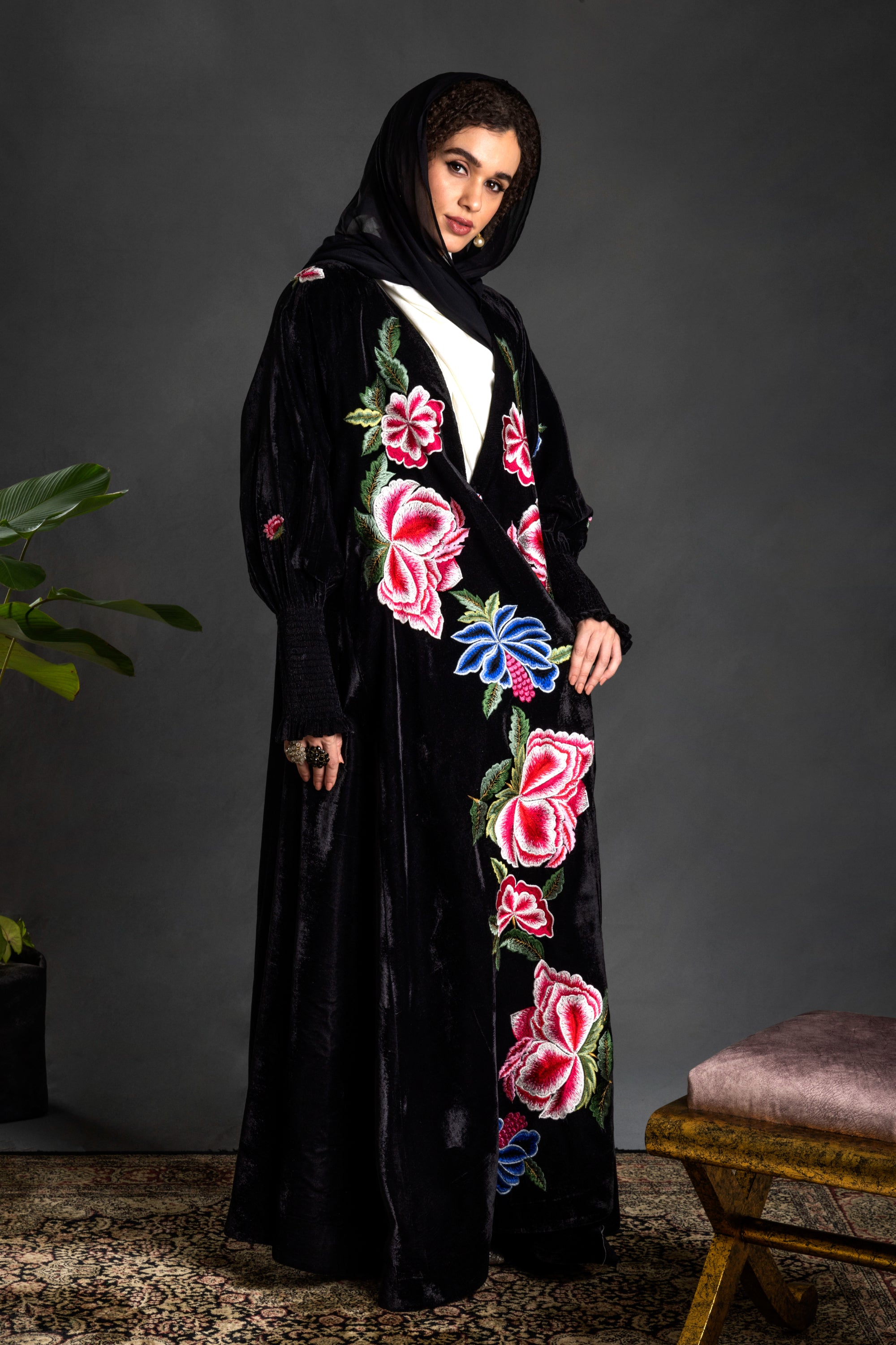 Anaya Embroidered Abaya