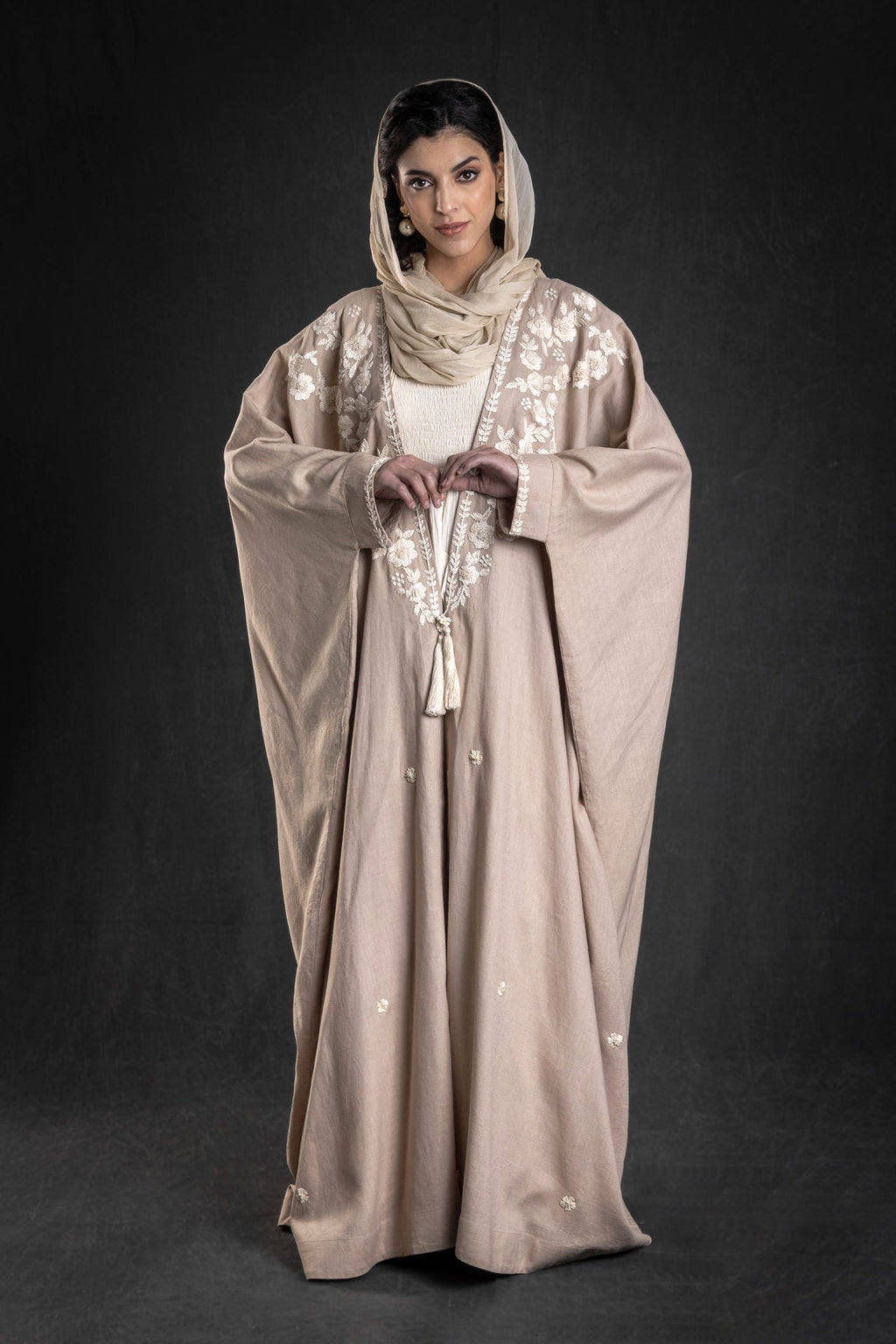 Jameela Embroidery Outer - Multicolor