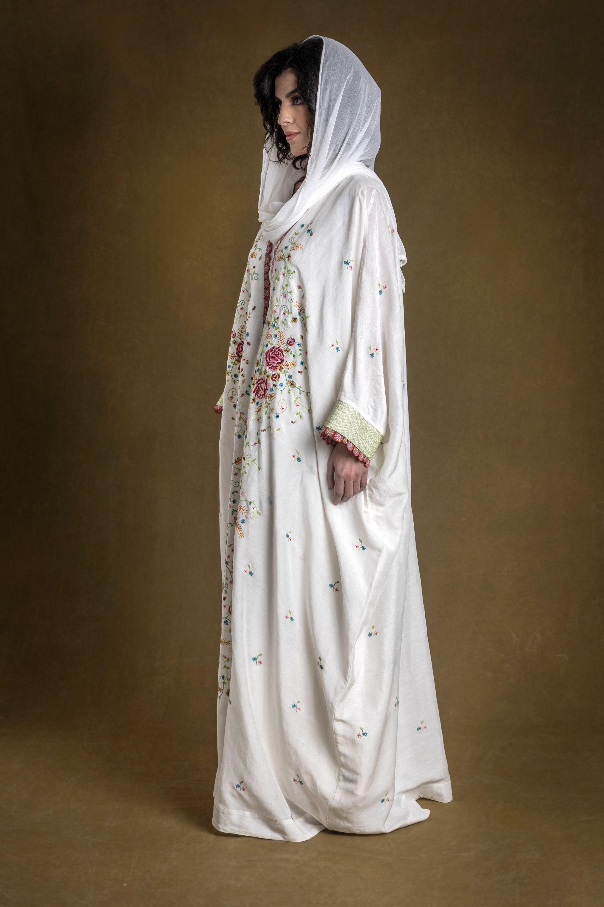 Latifa Abaya with Embroidery