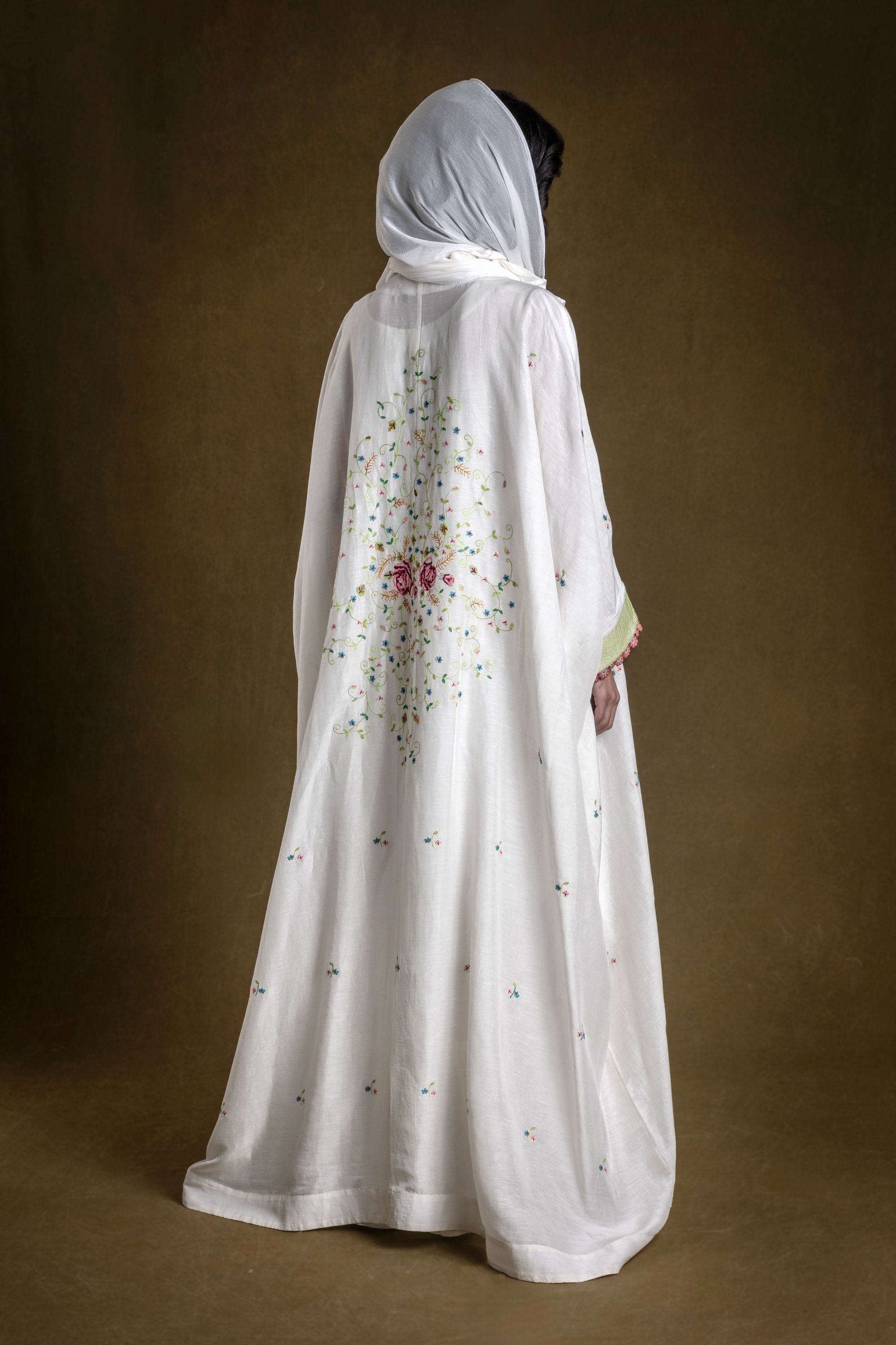 Latifa Abaya with Embroidery