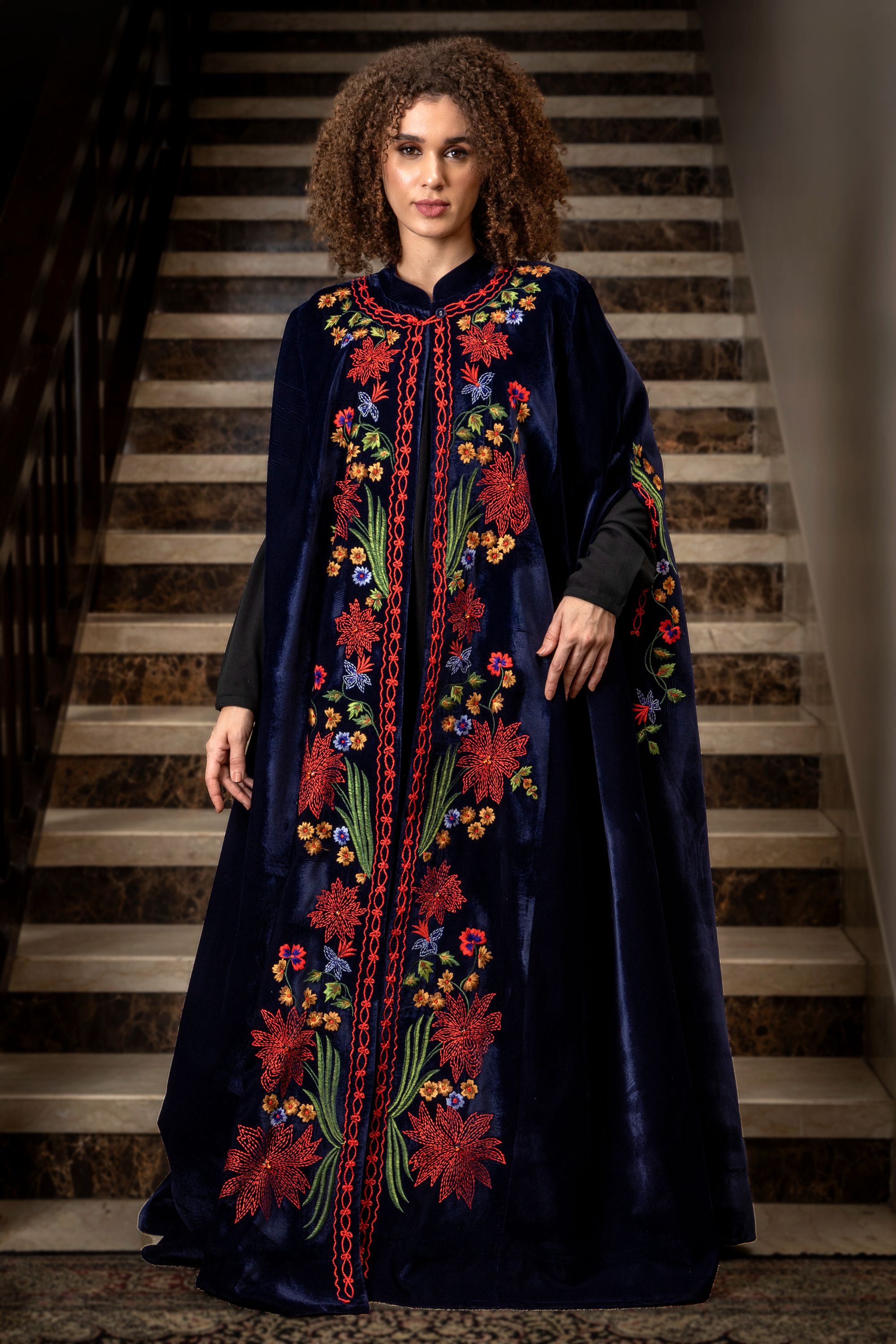 Shaina Embroidered Cape