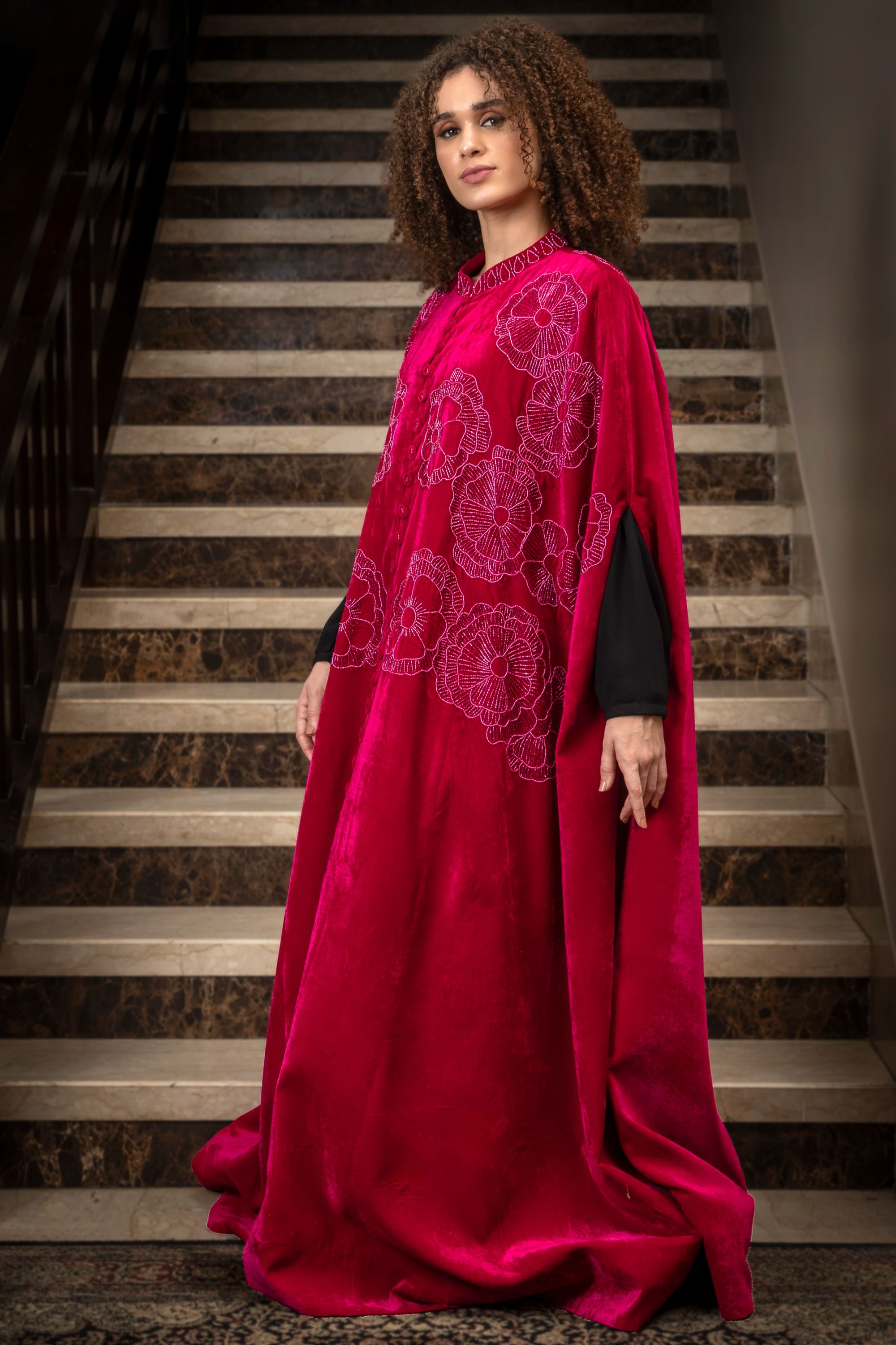 Alina Embroidered Bisht