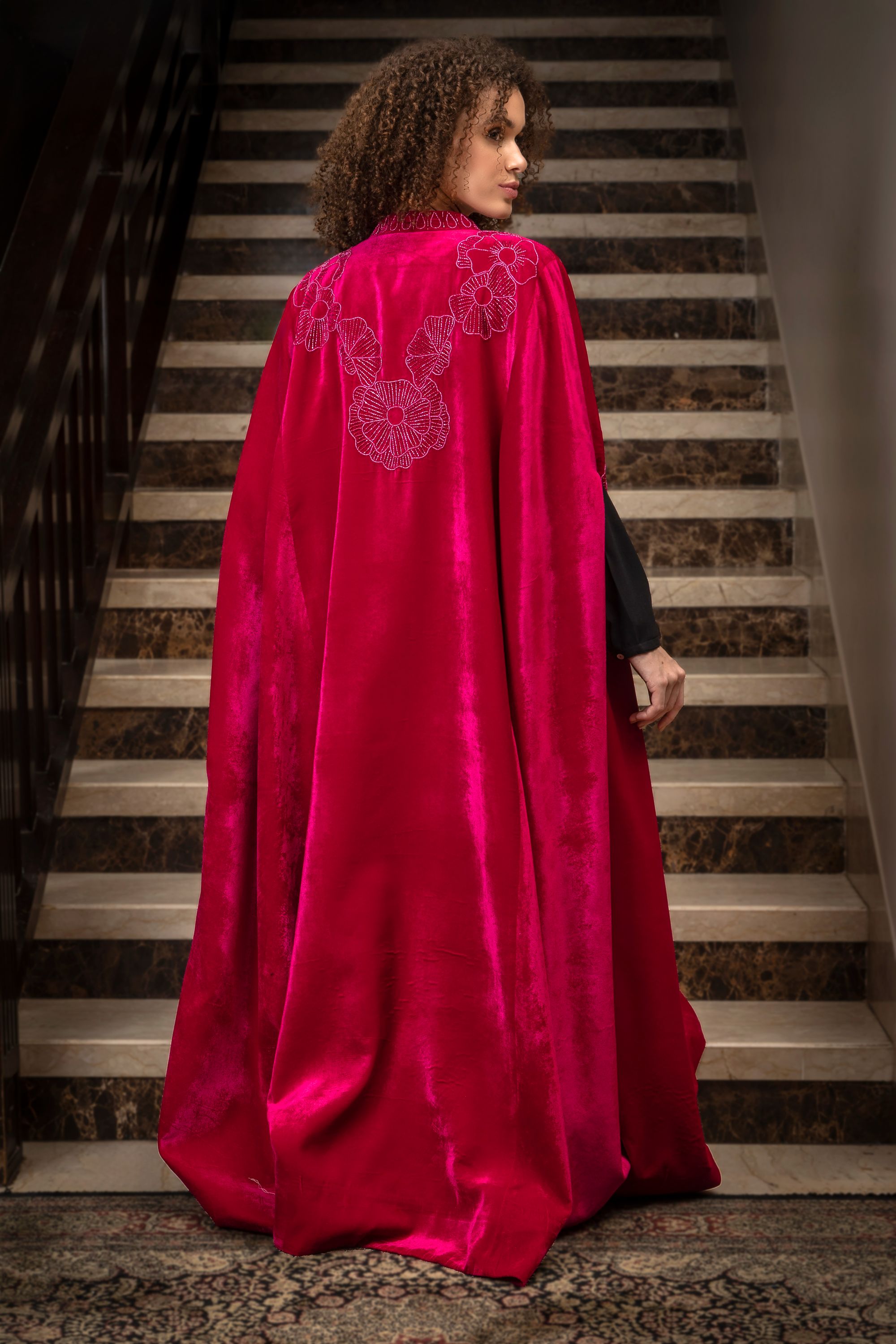 Alina Embroidered Bisht