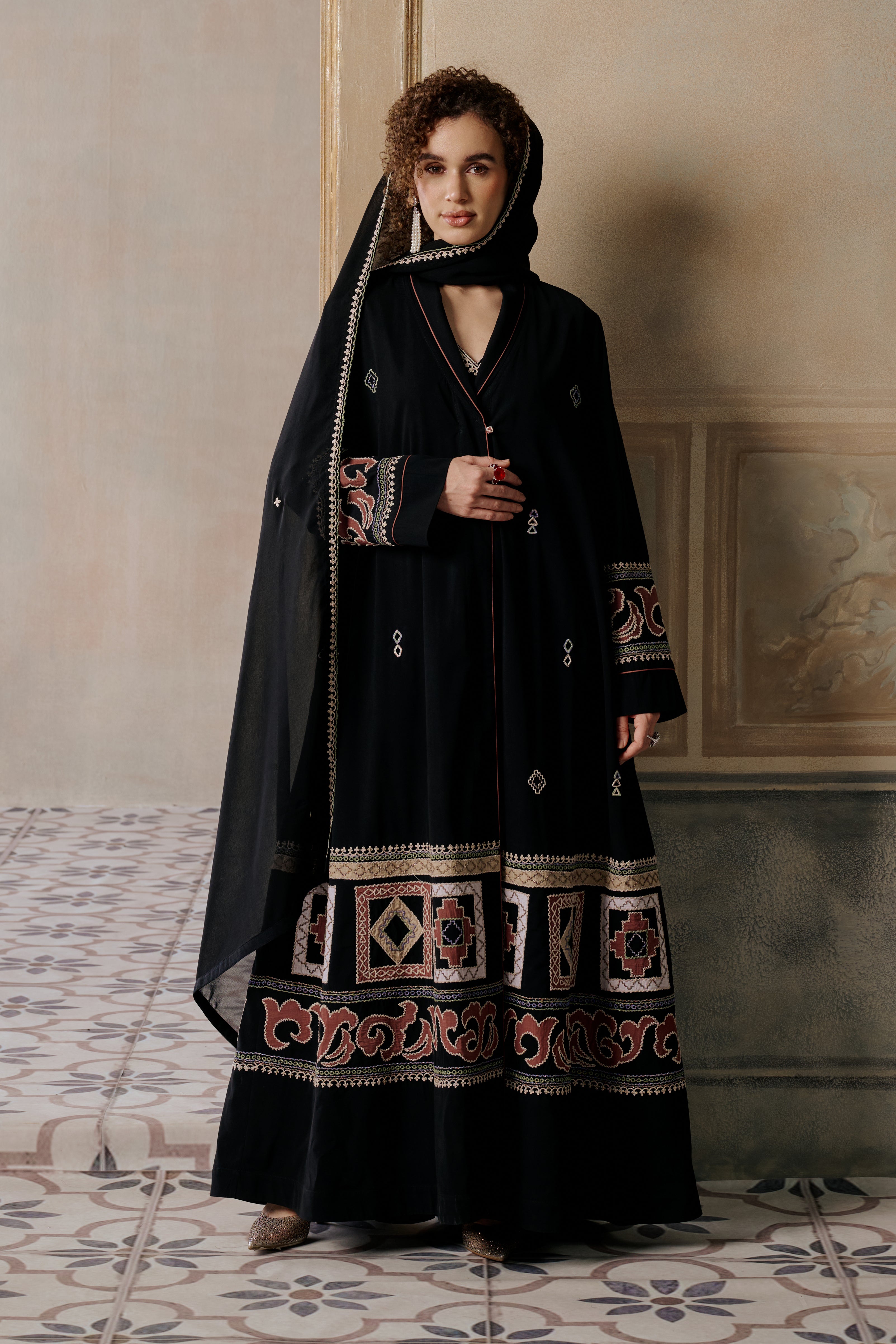 Khulood Embroidered Abaya