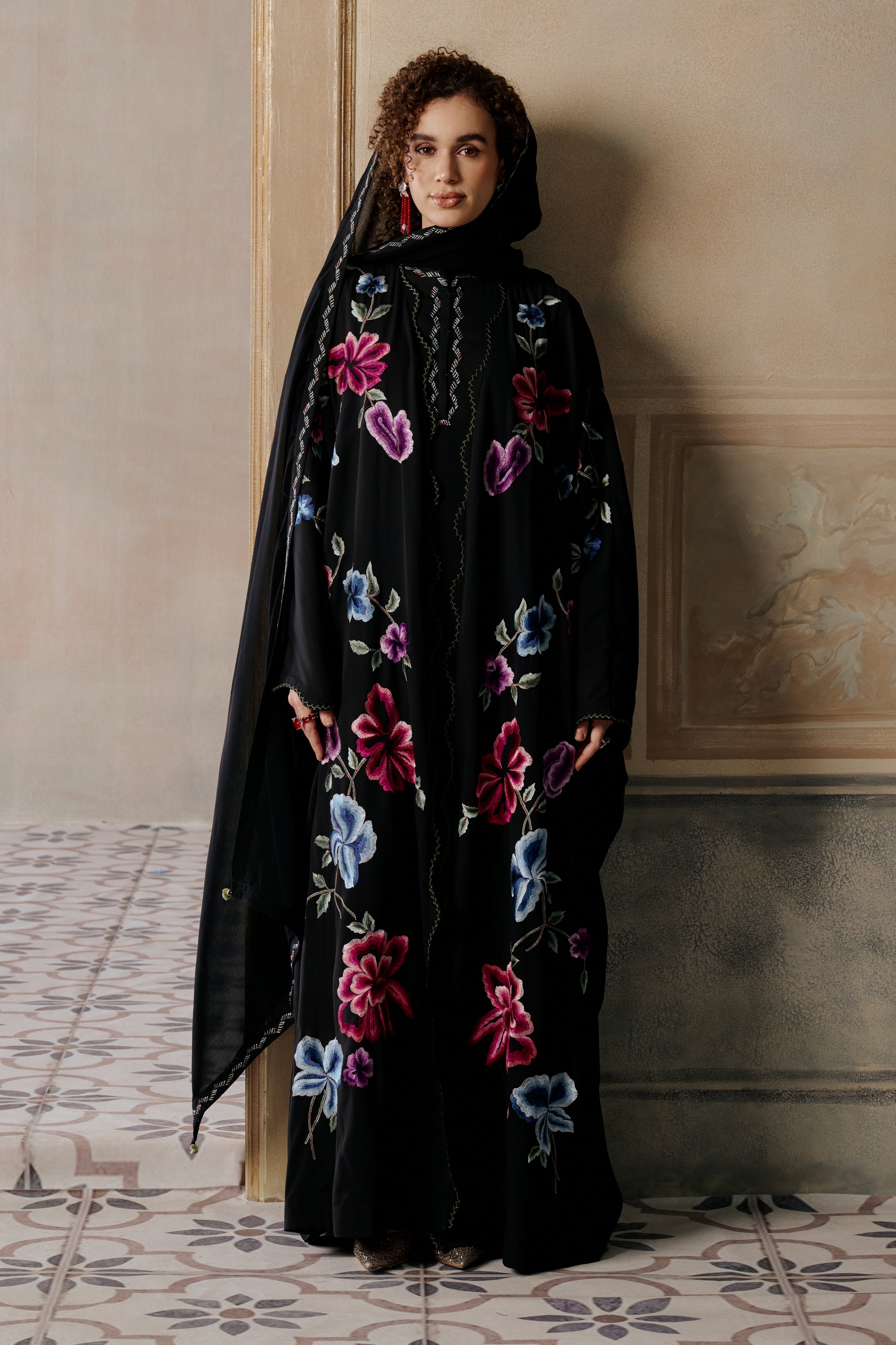 Hatoon Embroidered Abaya