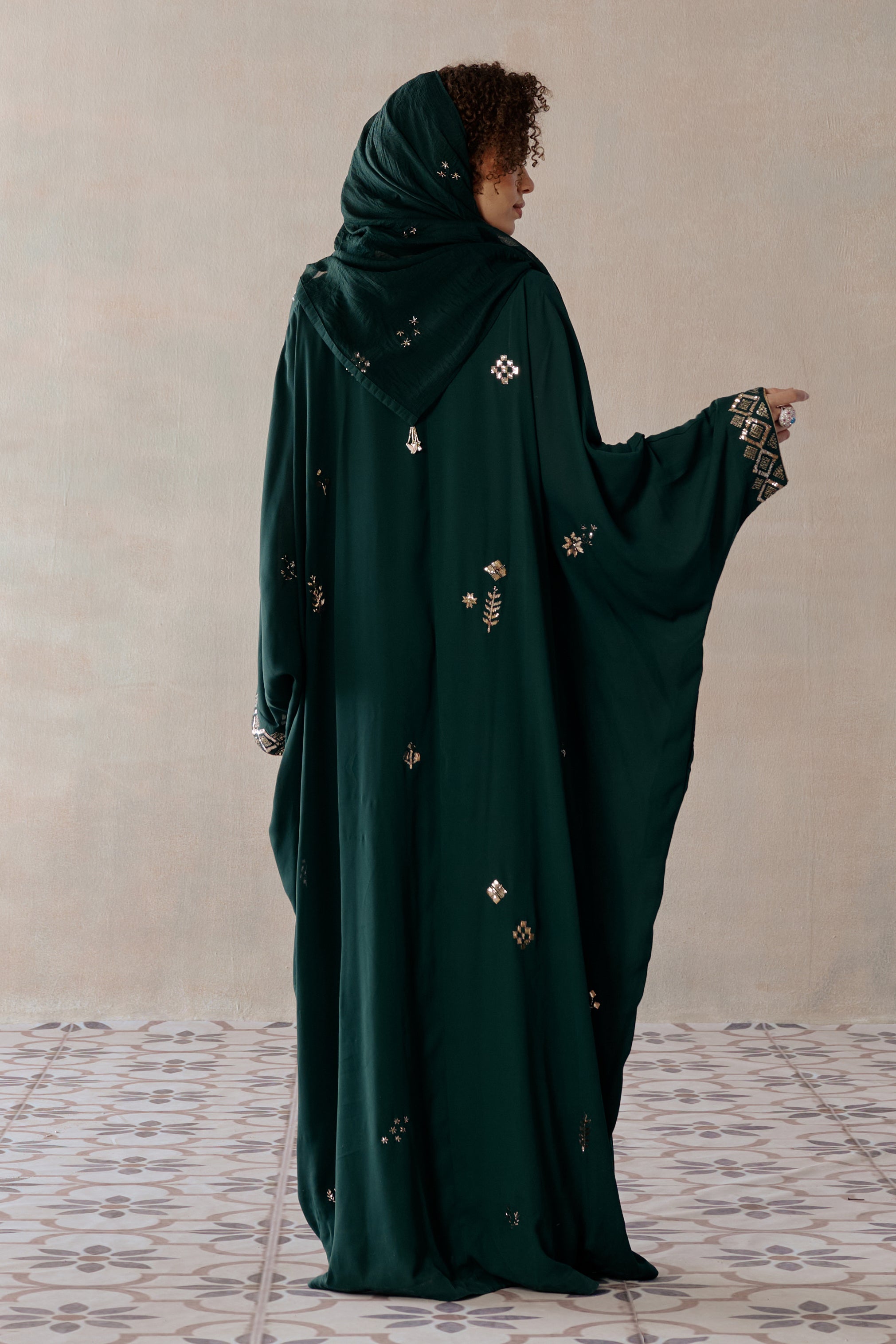 Hamamah Embellished Abaya