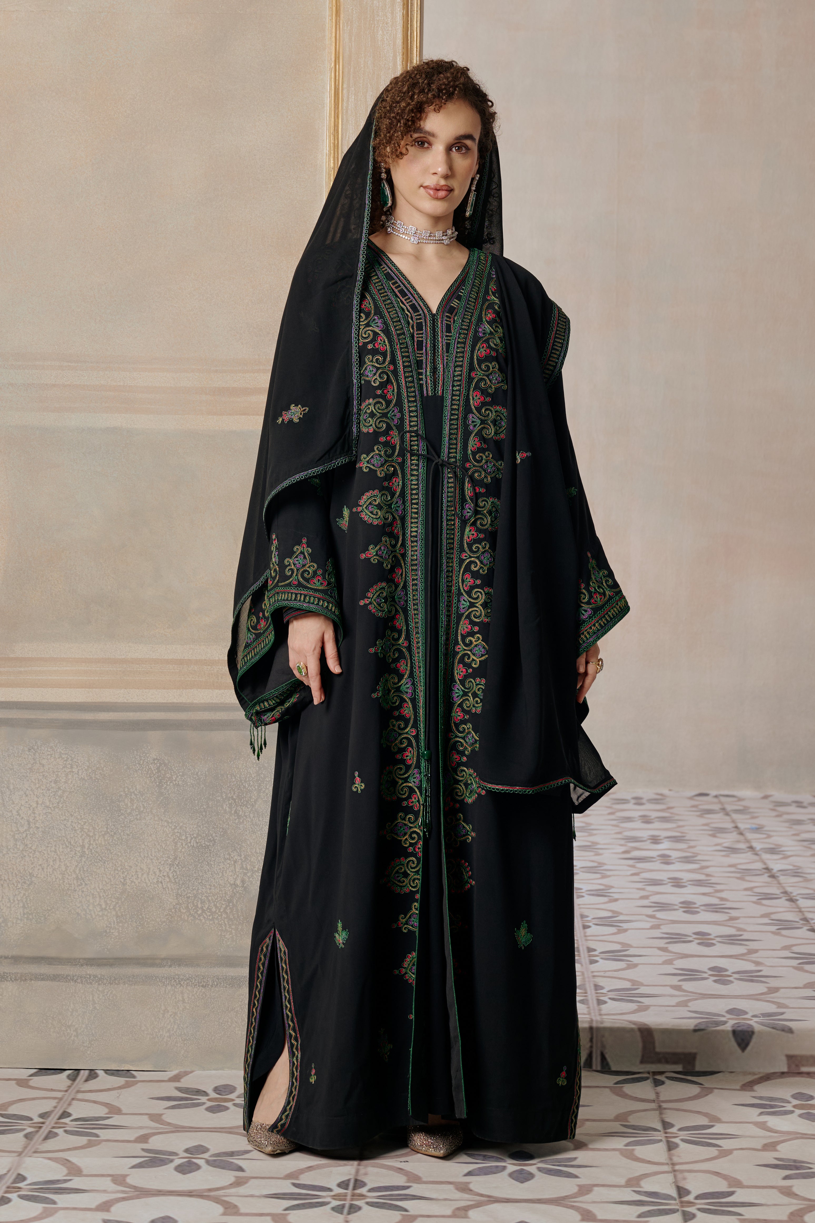 Madar Embroidered Abaya