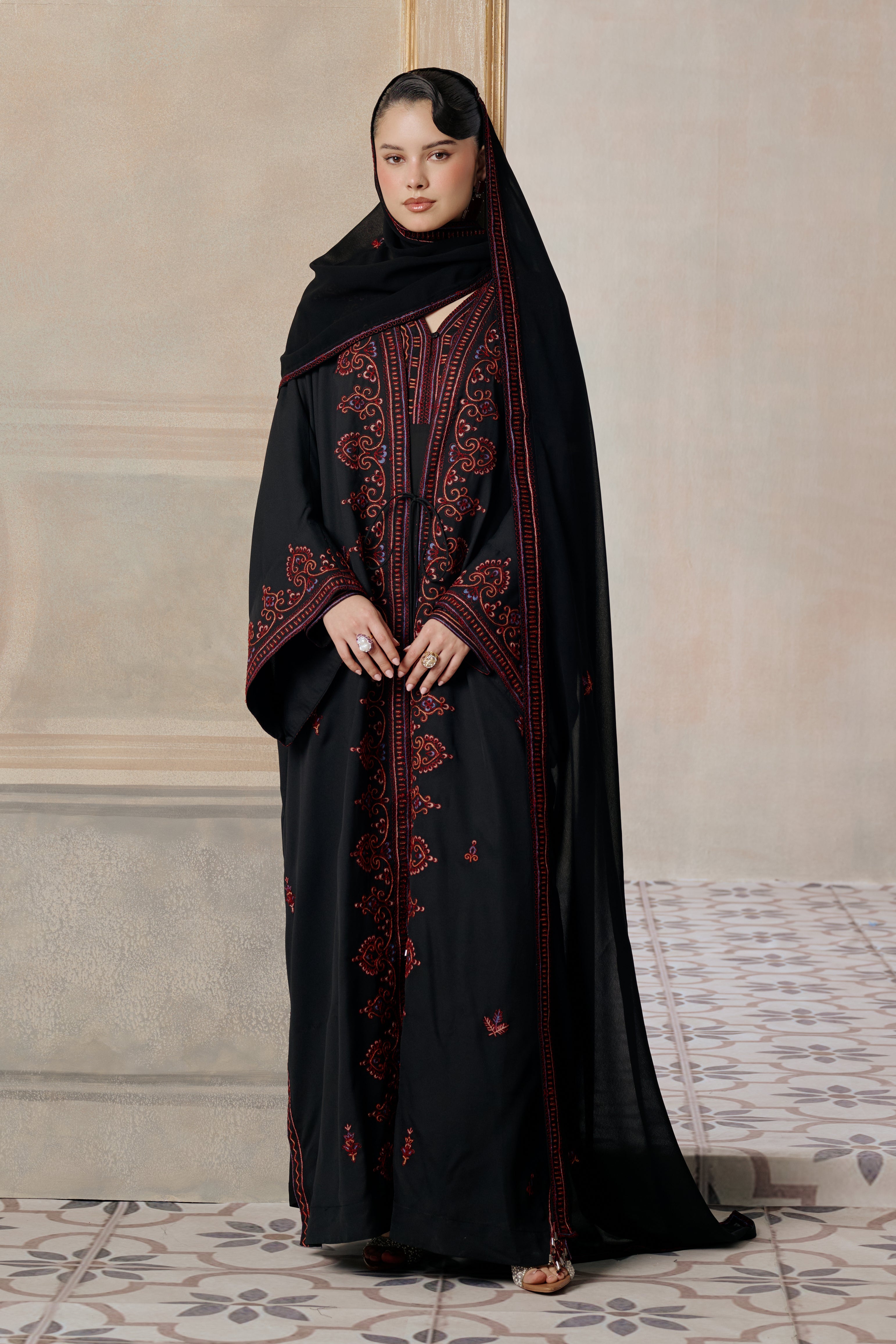 Nasma Embroidered Abaya