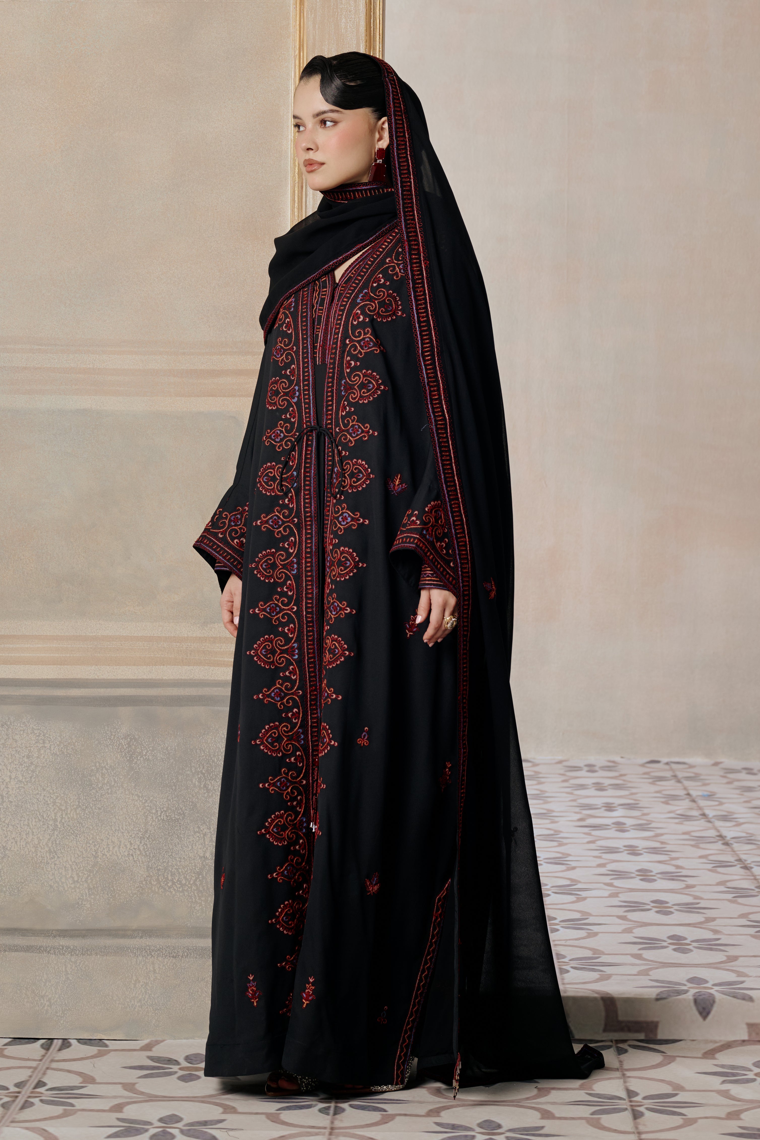 Nasma Embroidered Abaya