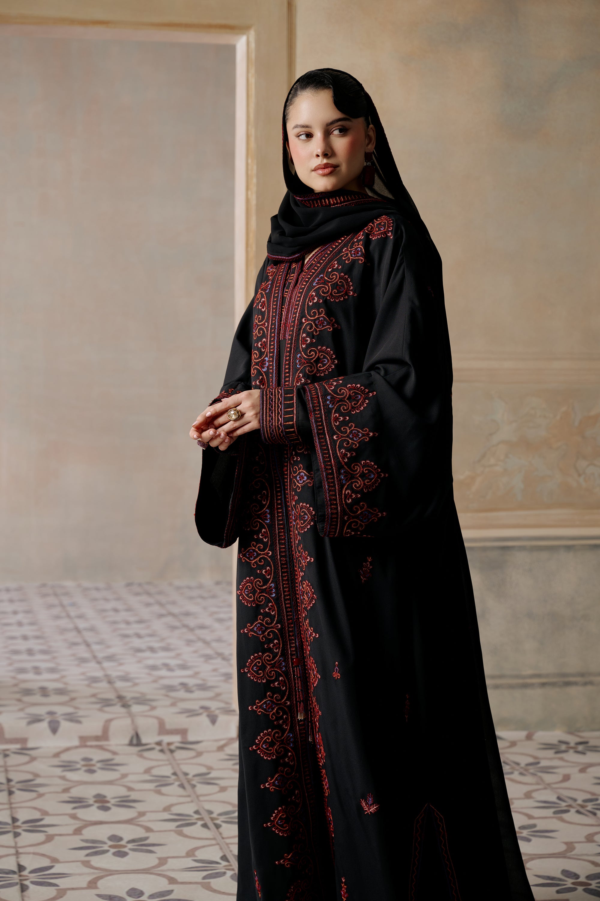 Nasma Embroidered Abaya