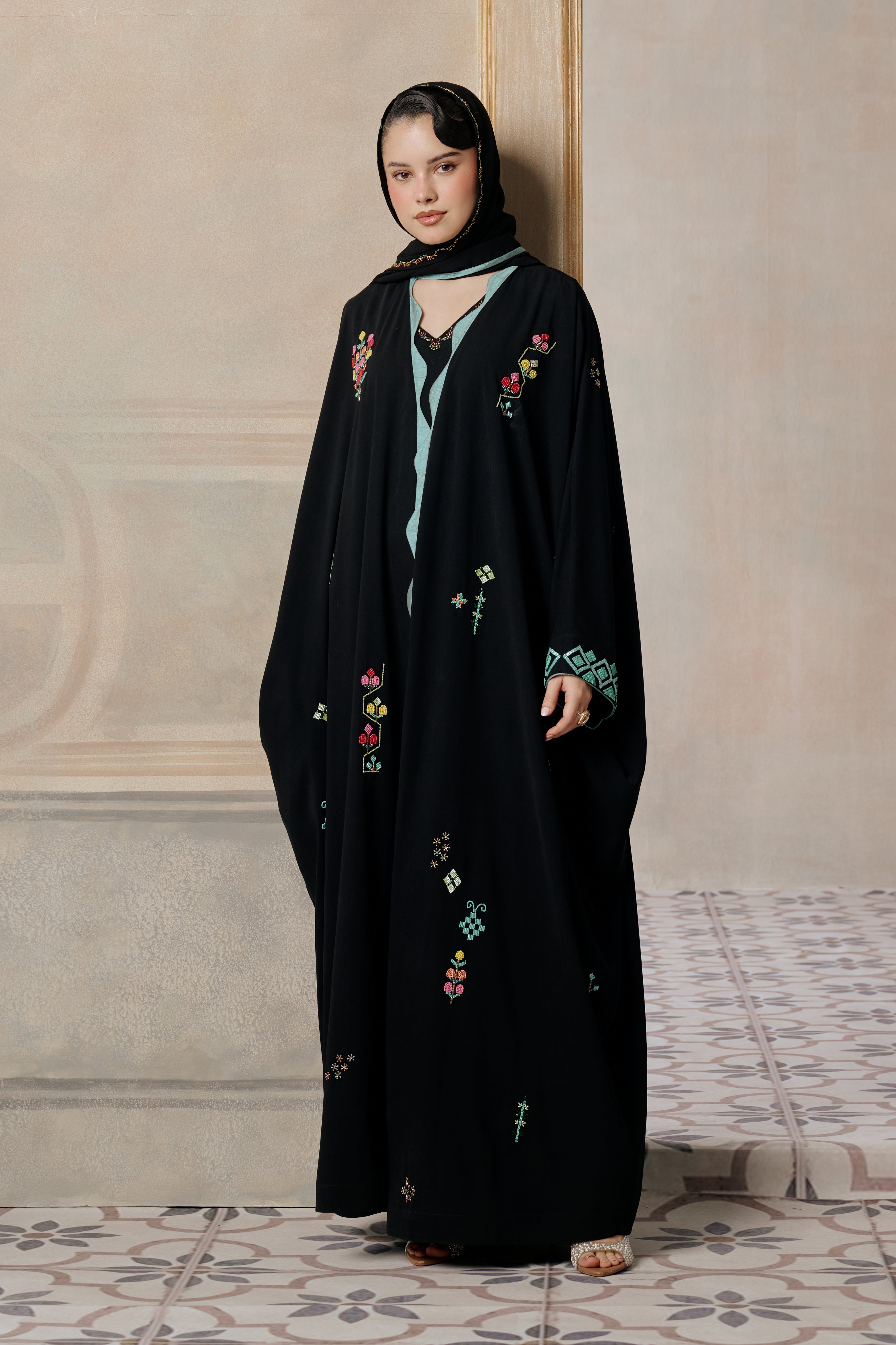 Hasanat Embellished Abaya