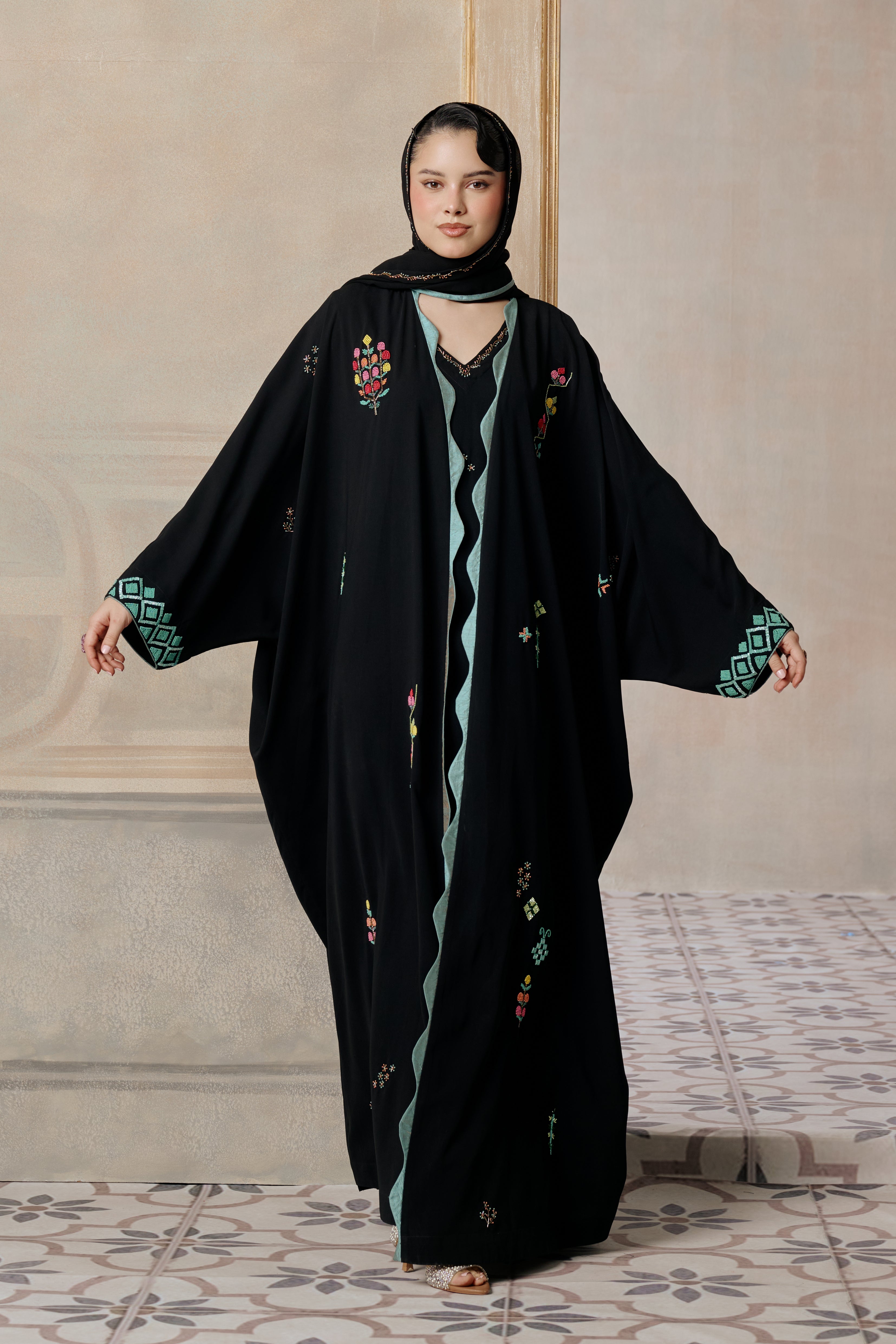 Hasanat Embellished Abaya