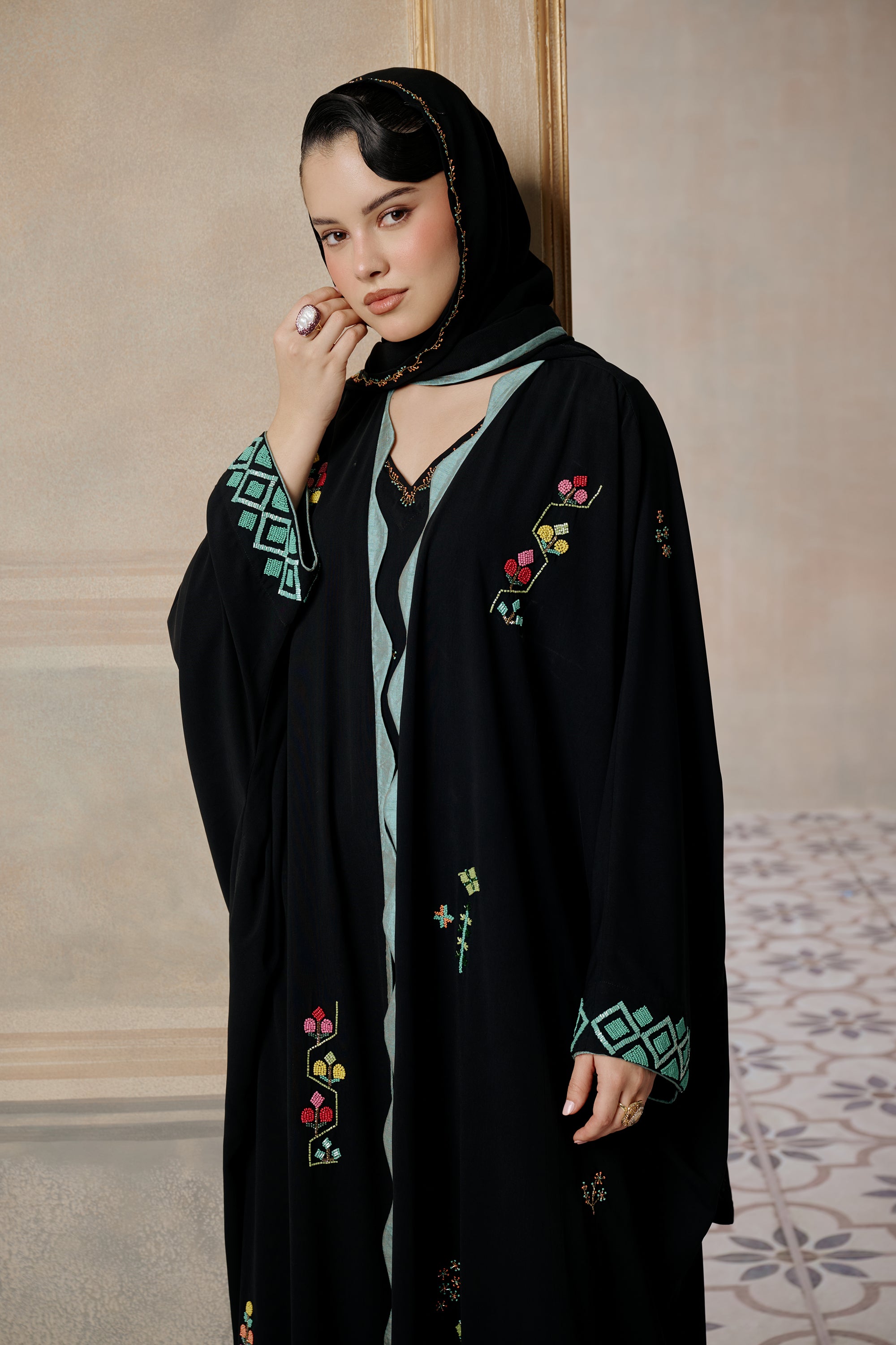 Hasanat Embellished Abaya