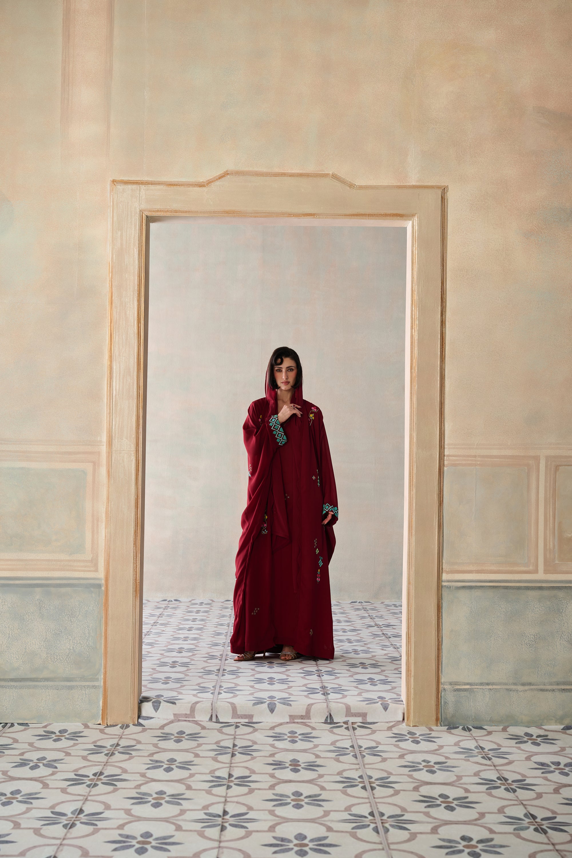 Hareer Embellished Abaya