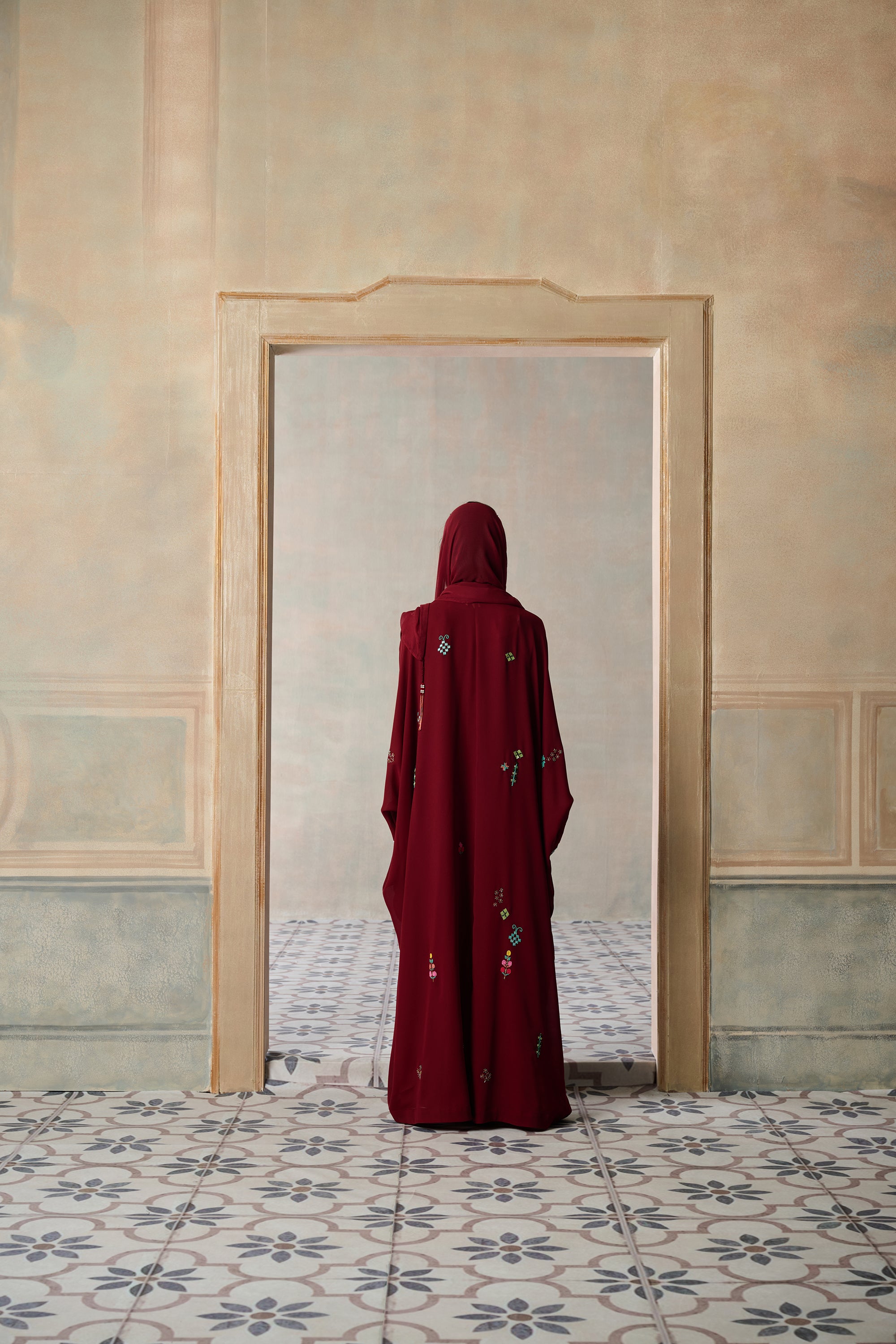 Hareer Embellished Abaya