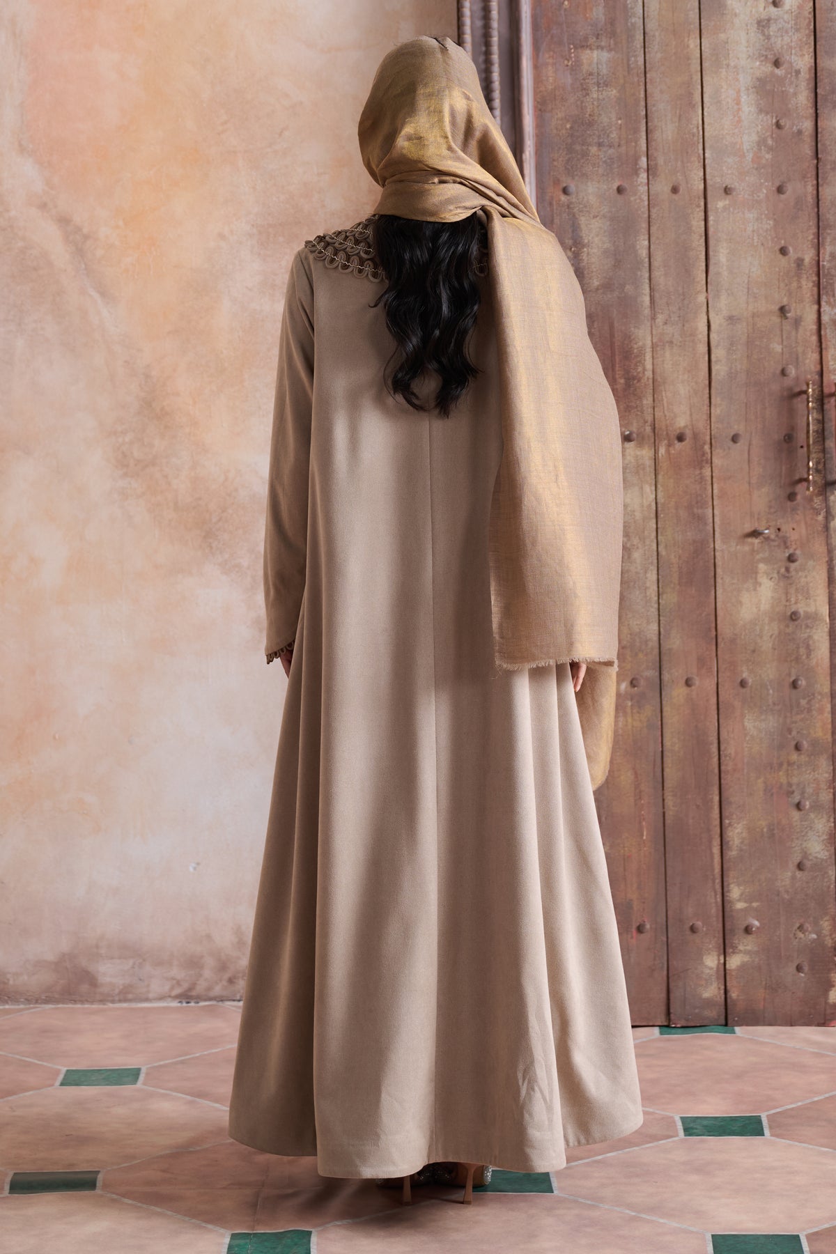 Sawsan Embellished Abaya with Hand Dori Work