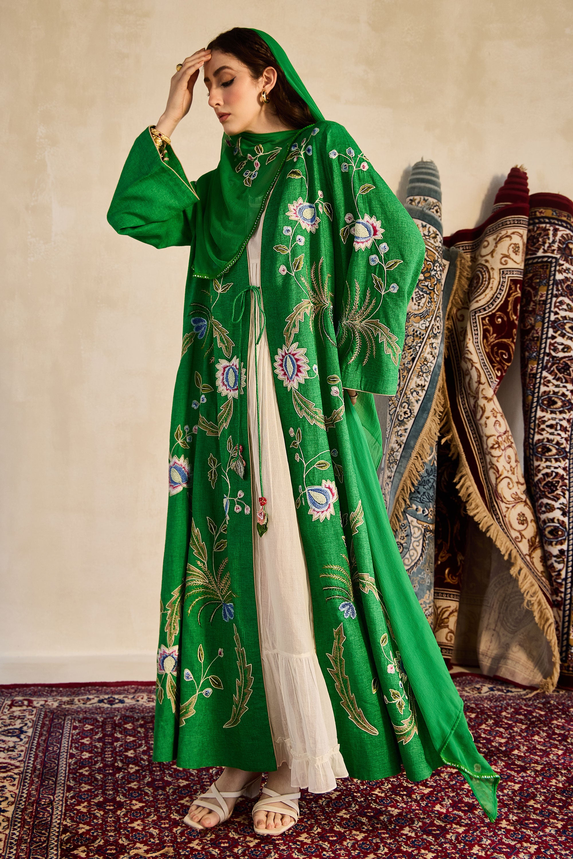 Nawar Embroidered Abaya