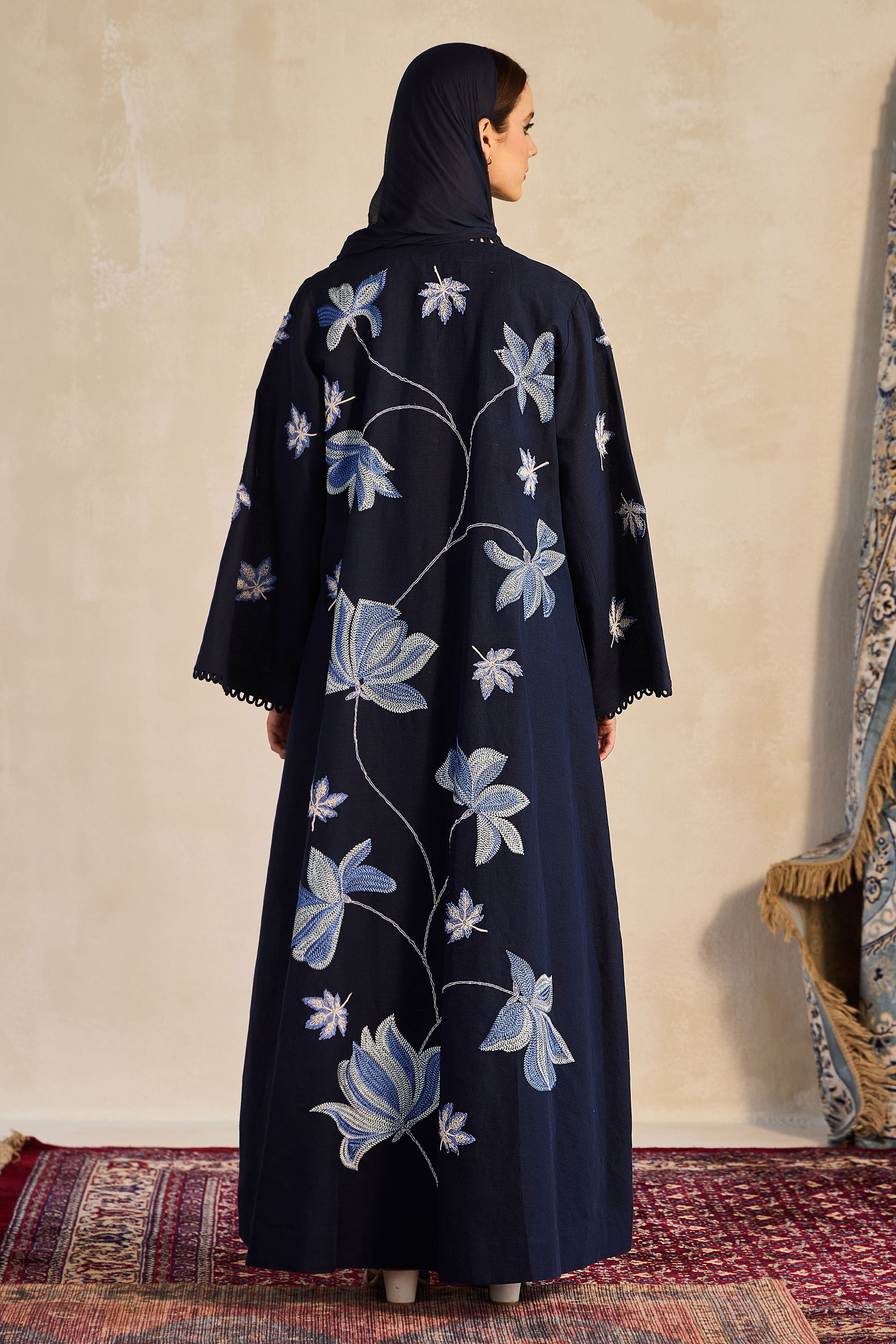 Omema Embroidered Abaya