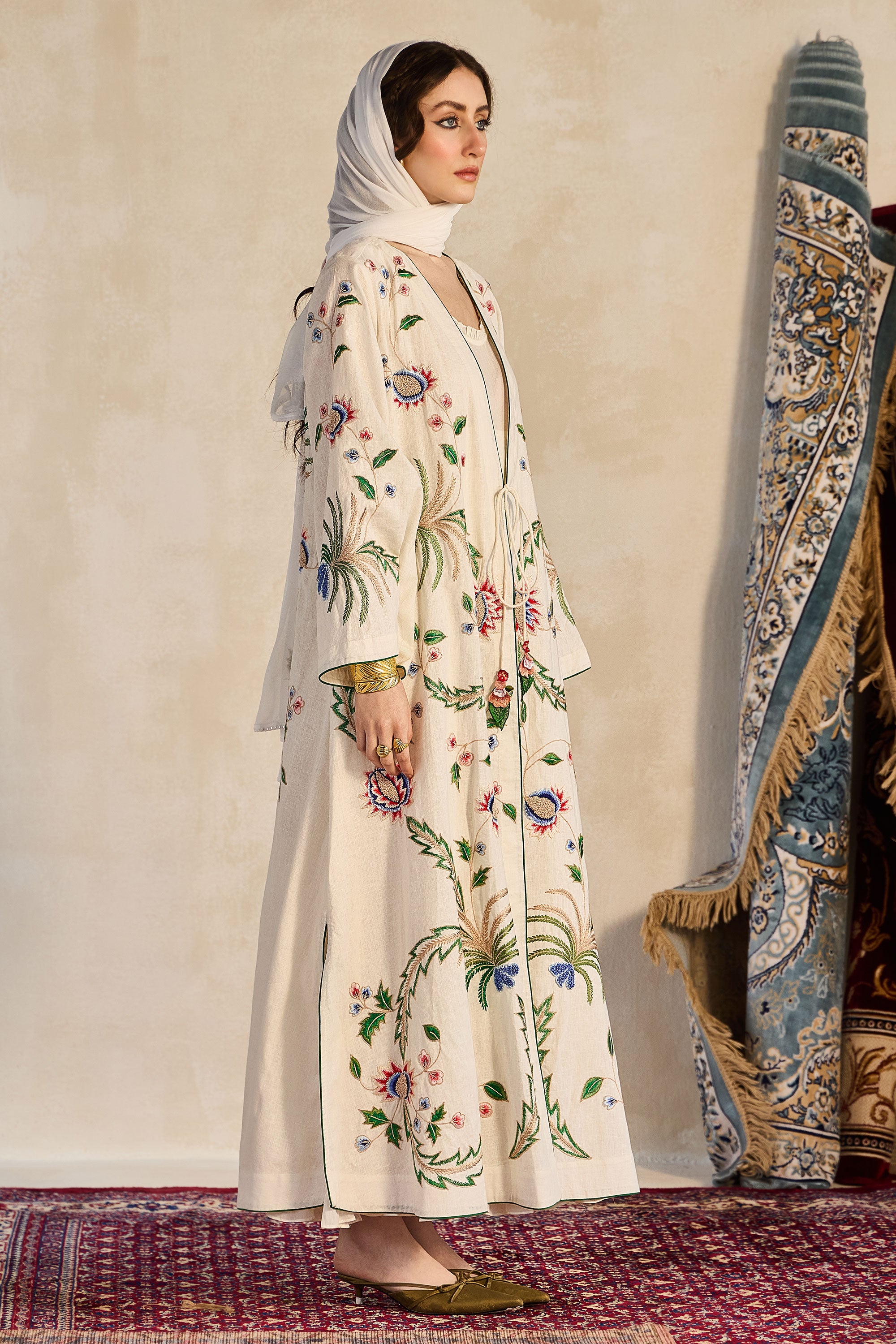 Rusha Embroidered Abaya