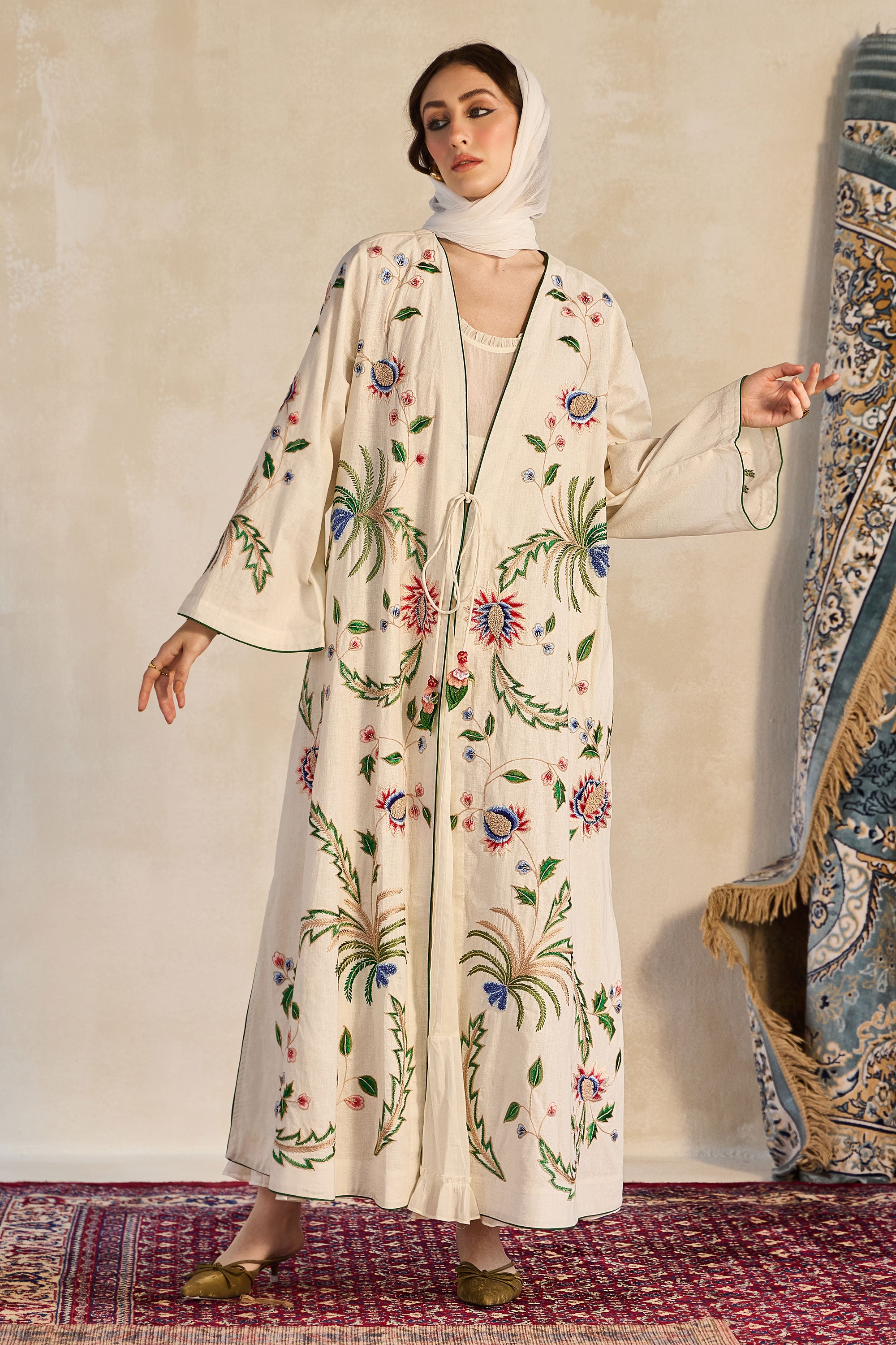 Rusha Embroidered Abaya