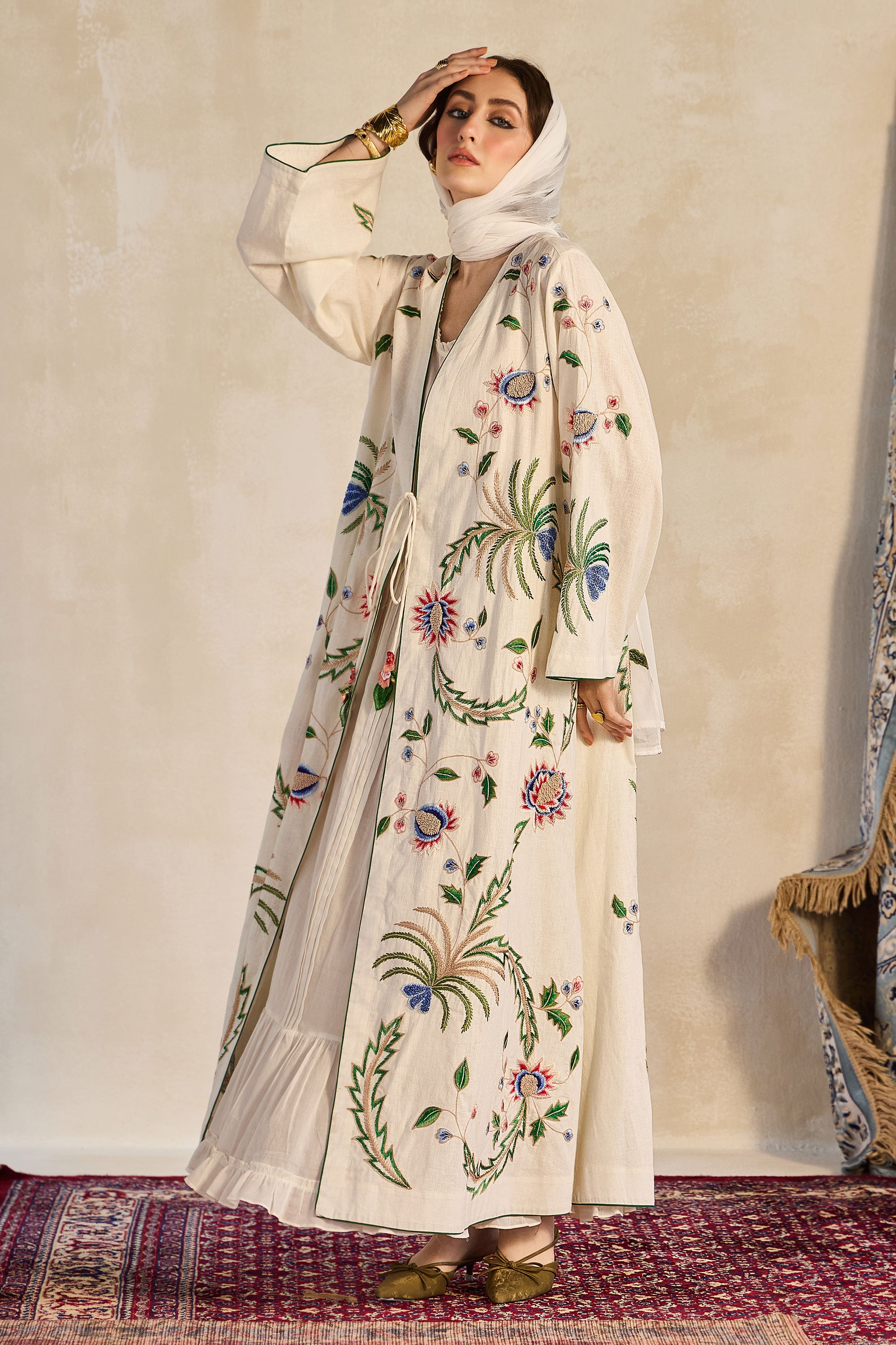 Rusha Embroidered Abaya