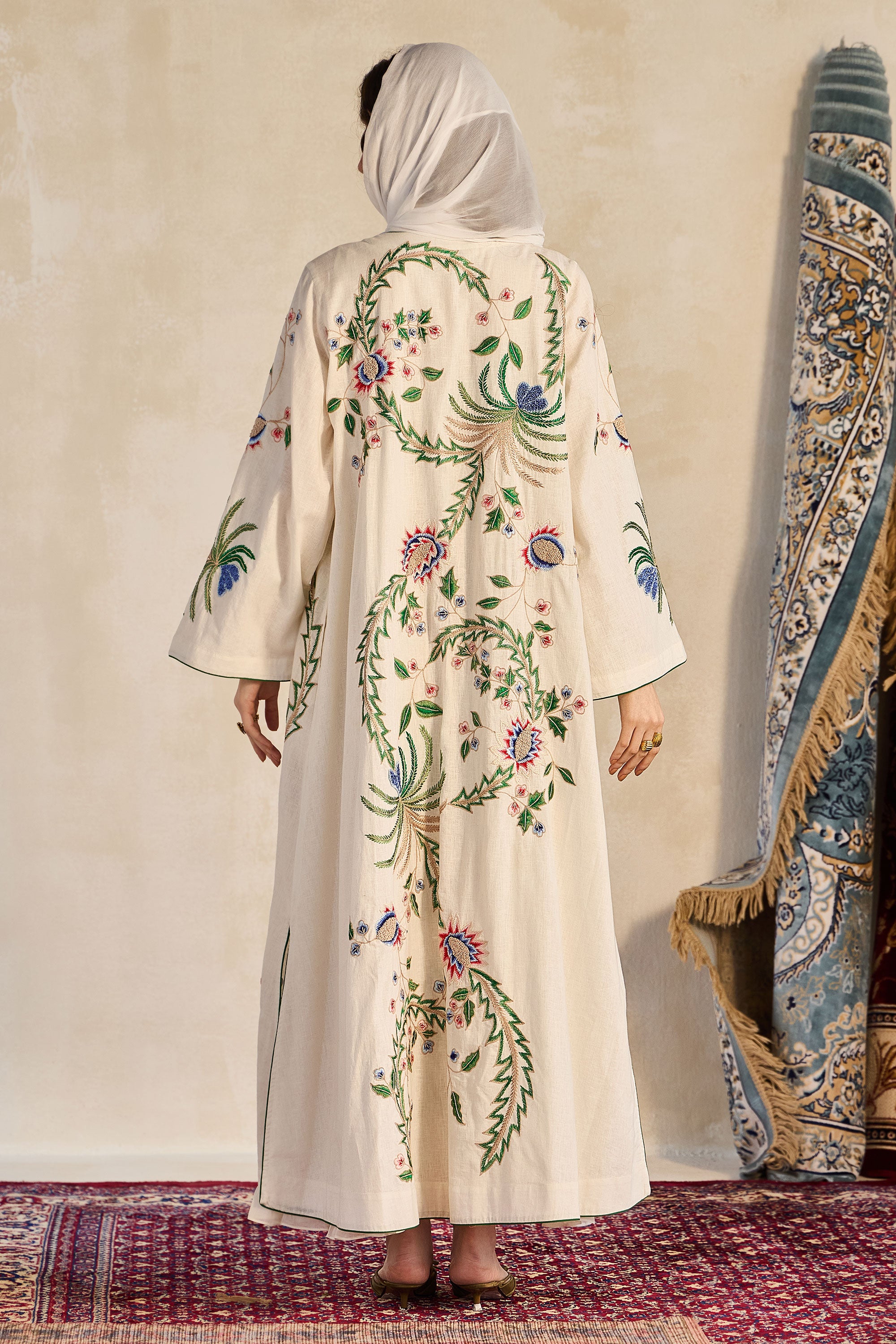 Rusha Embroidered Abaya