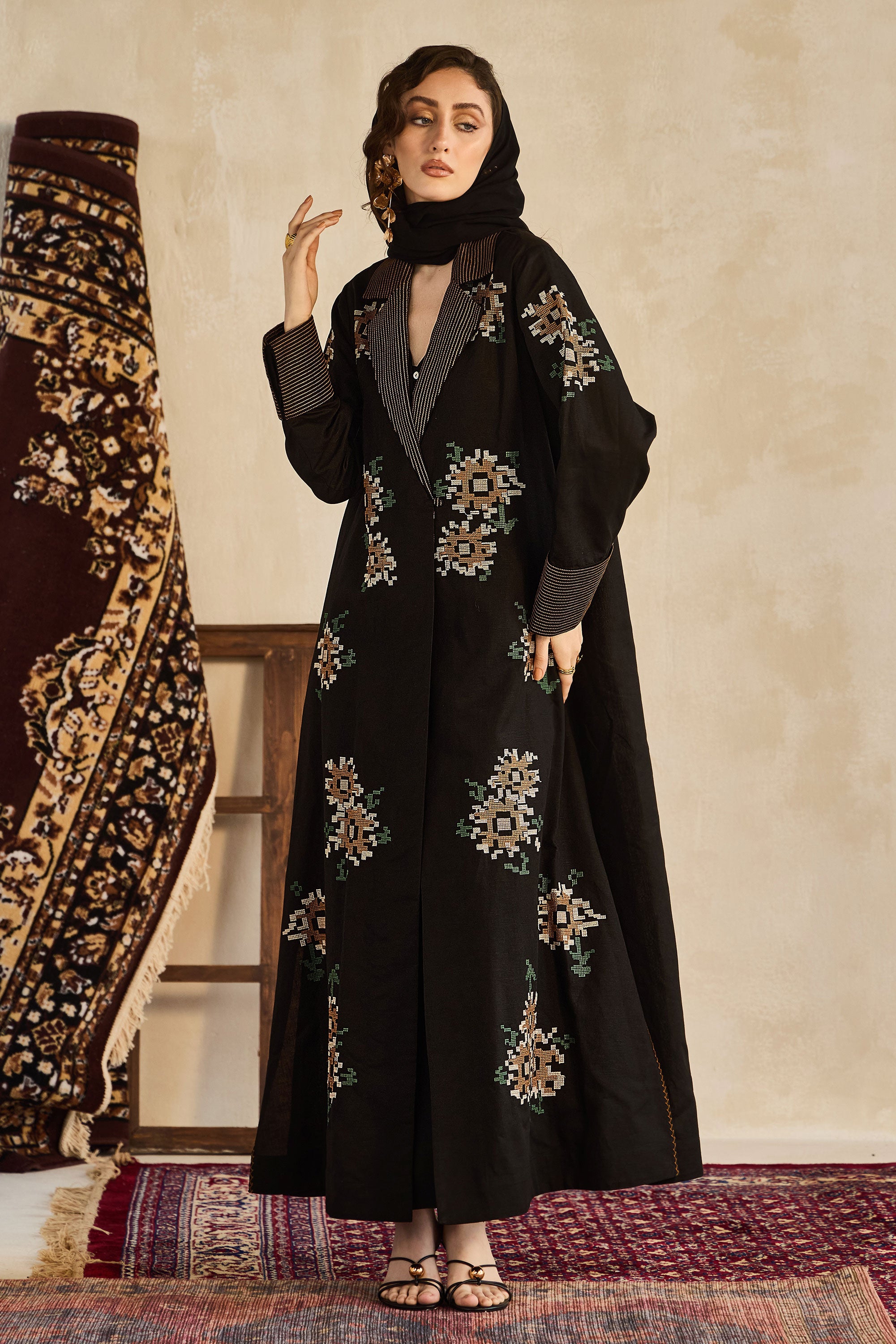 Ikhlas Embroidered Abaya