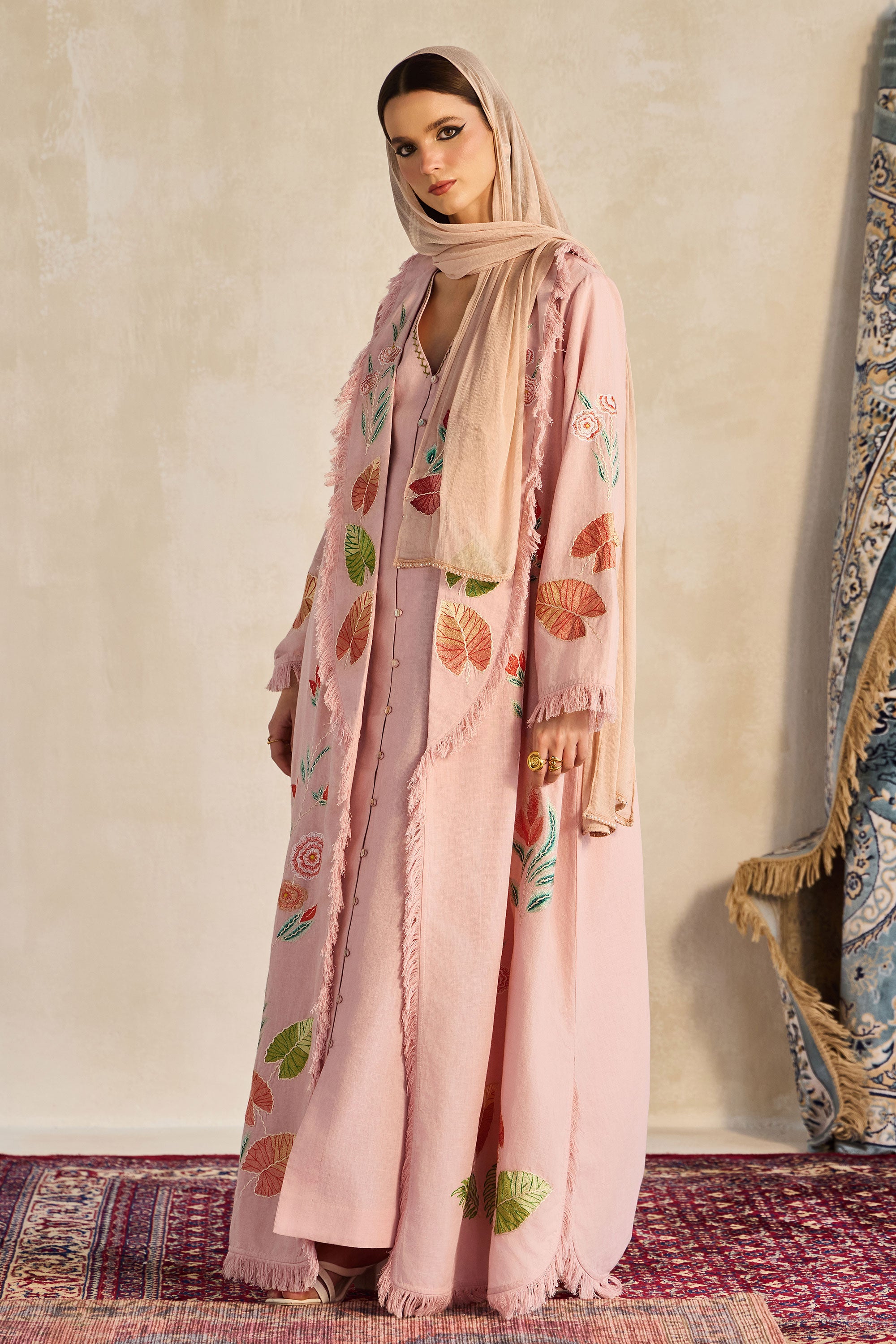Zulfiya Embroidered Abaya