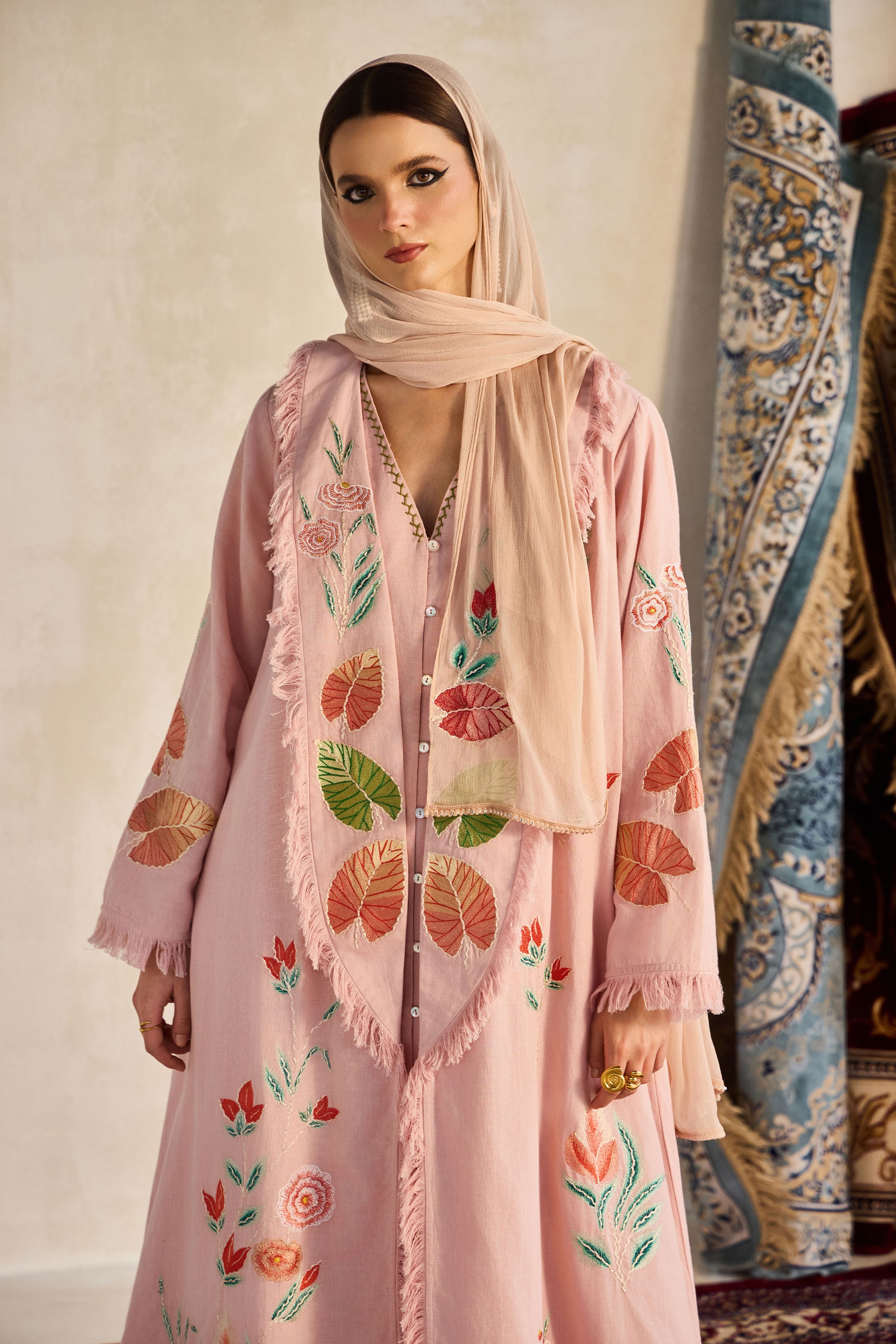 Zulfiya Embroidered Abaya