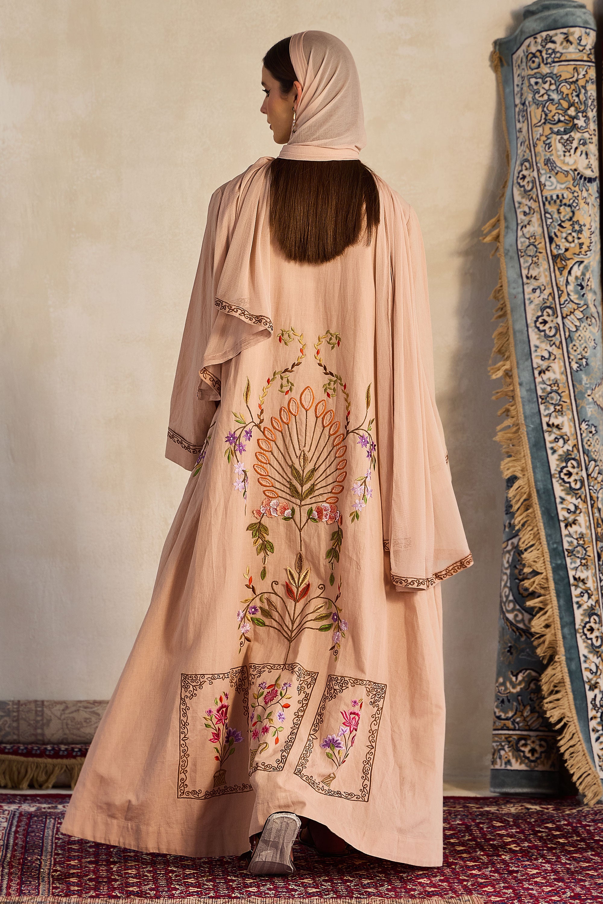 Umaira Embroidered Abaya