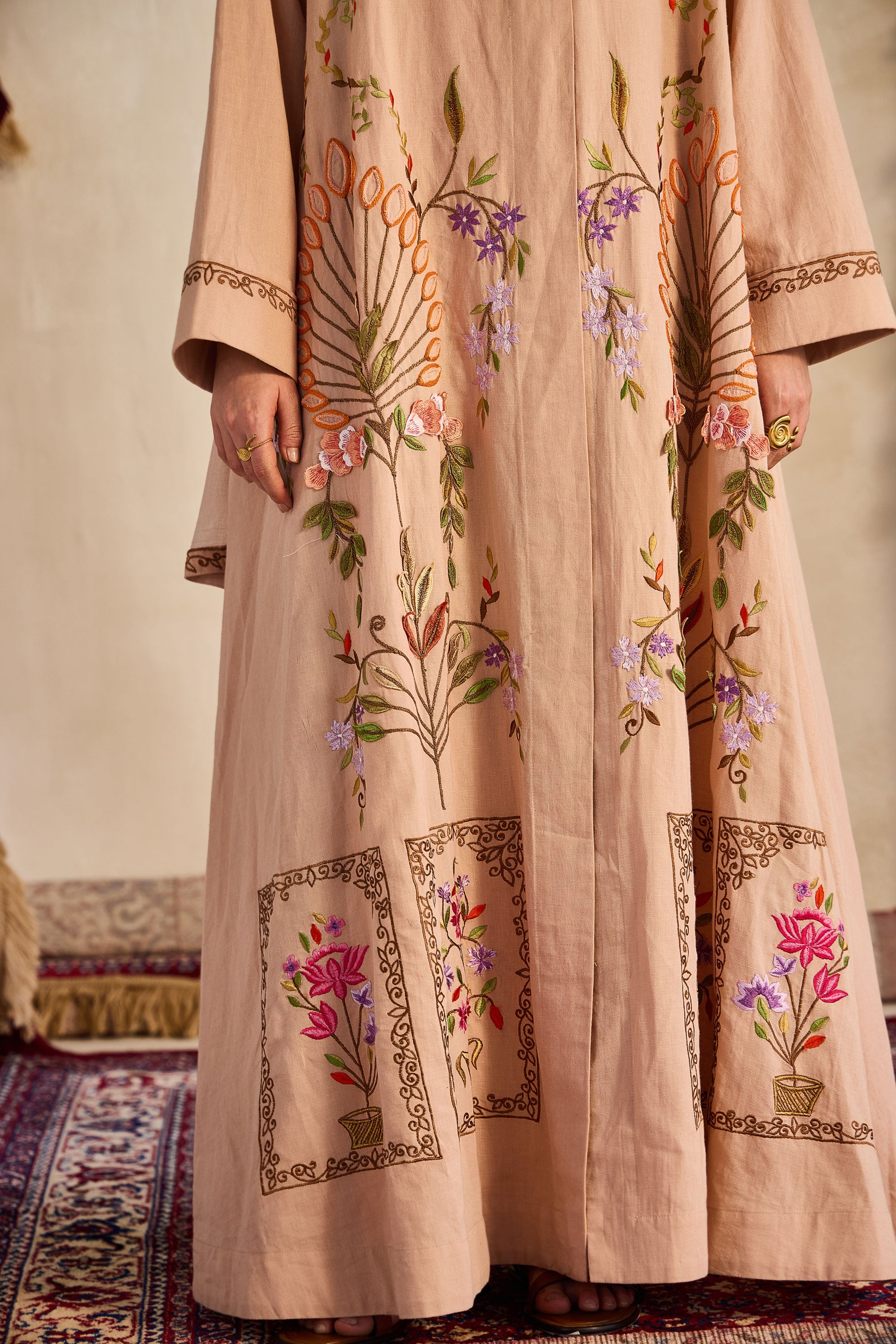 Umaira Embroidered Abaya