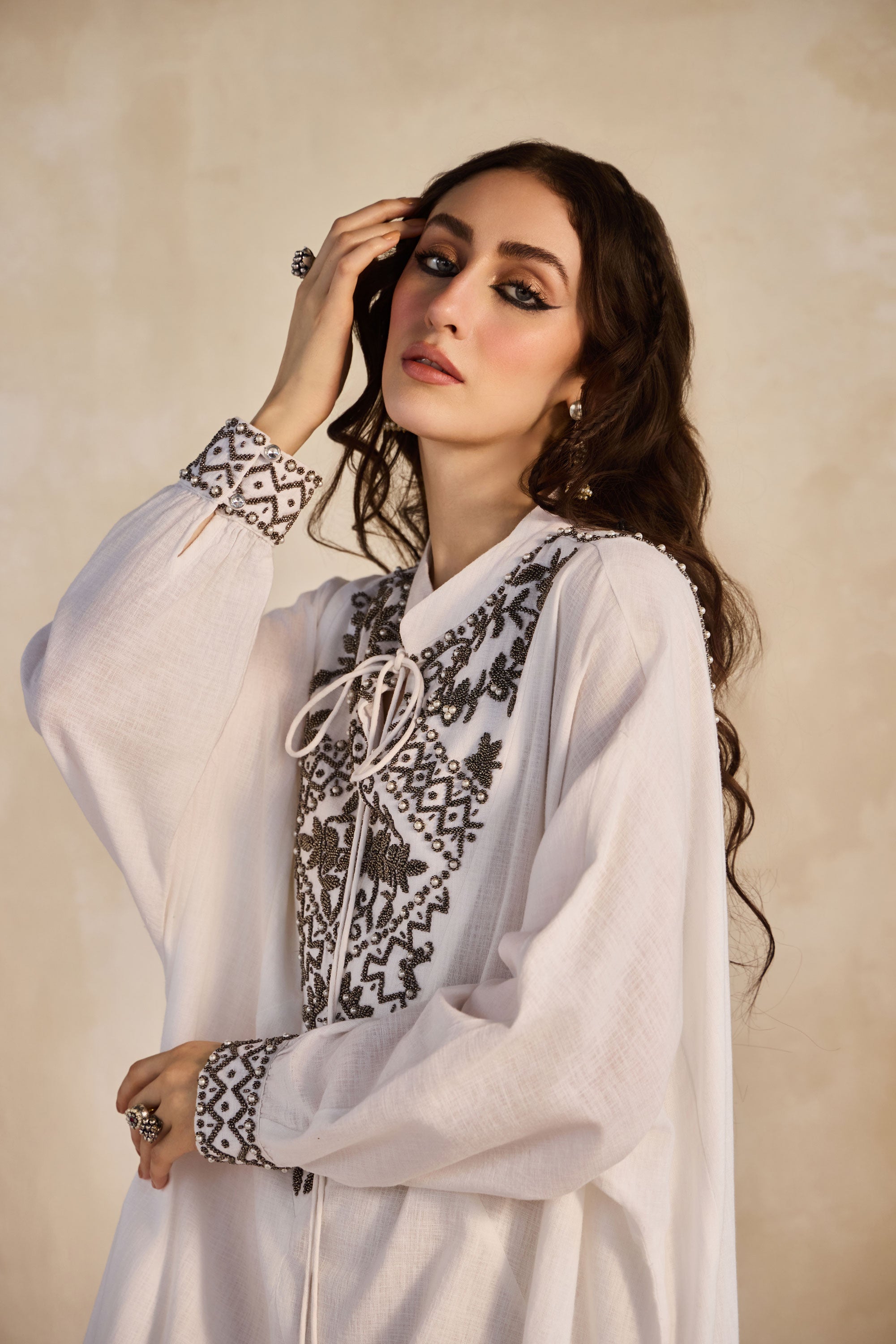 Fahreza Embroidered Jalabiya
