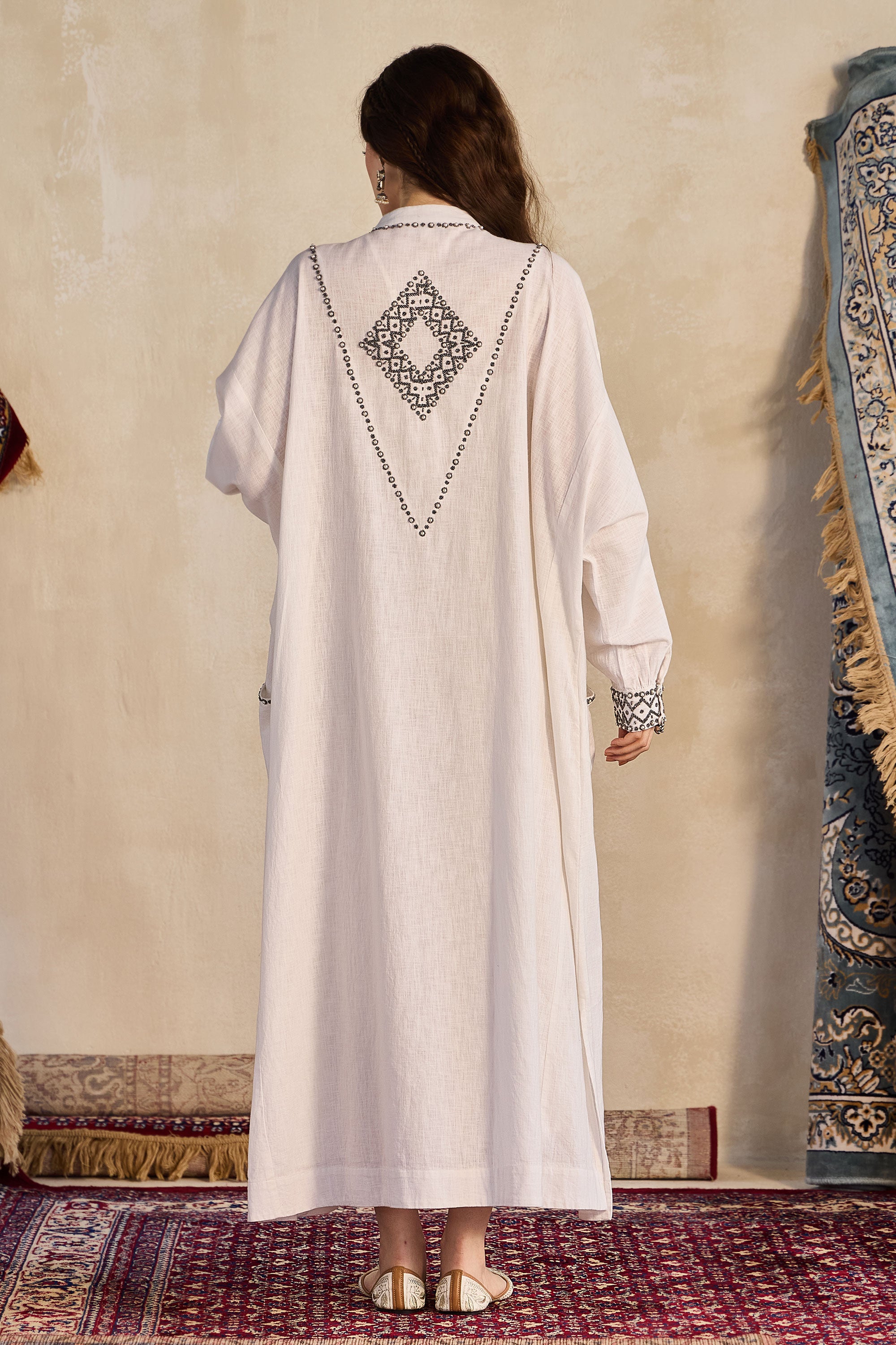 Fahreza Embroidered Jalabiya