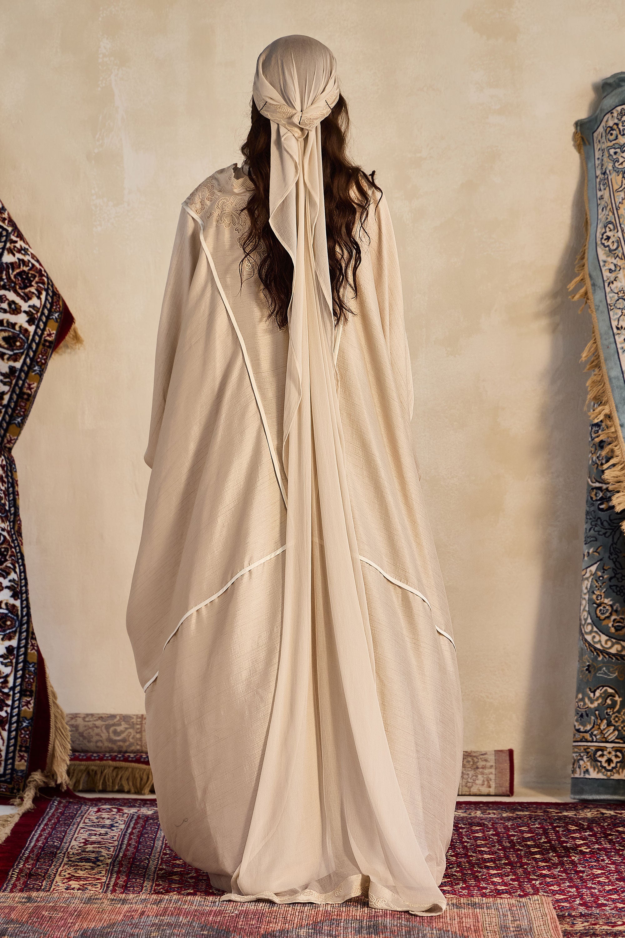 Qamfira Embroidered Abaya