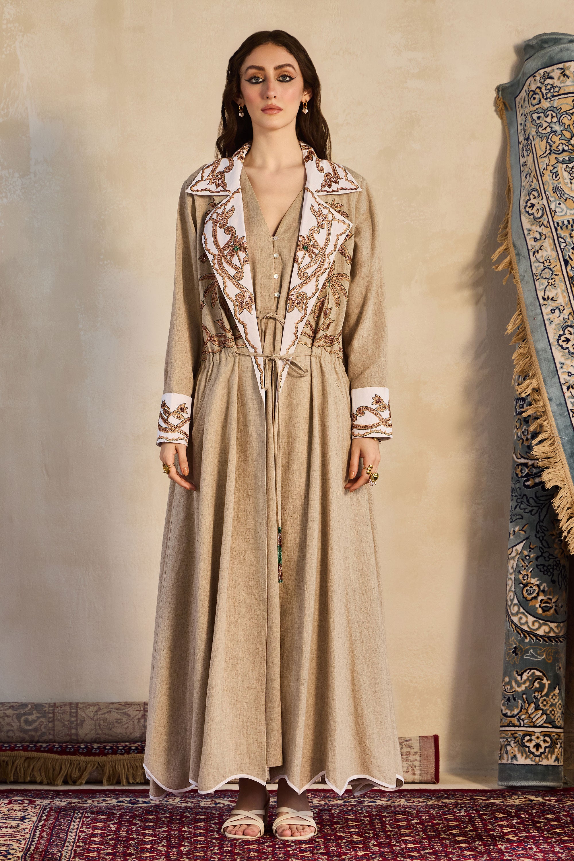 Zubaira Embroidered Abaya