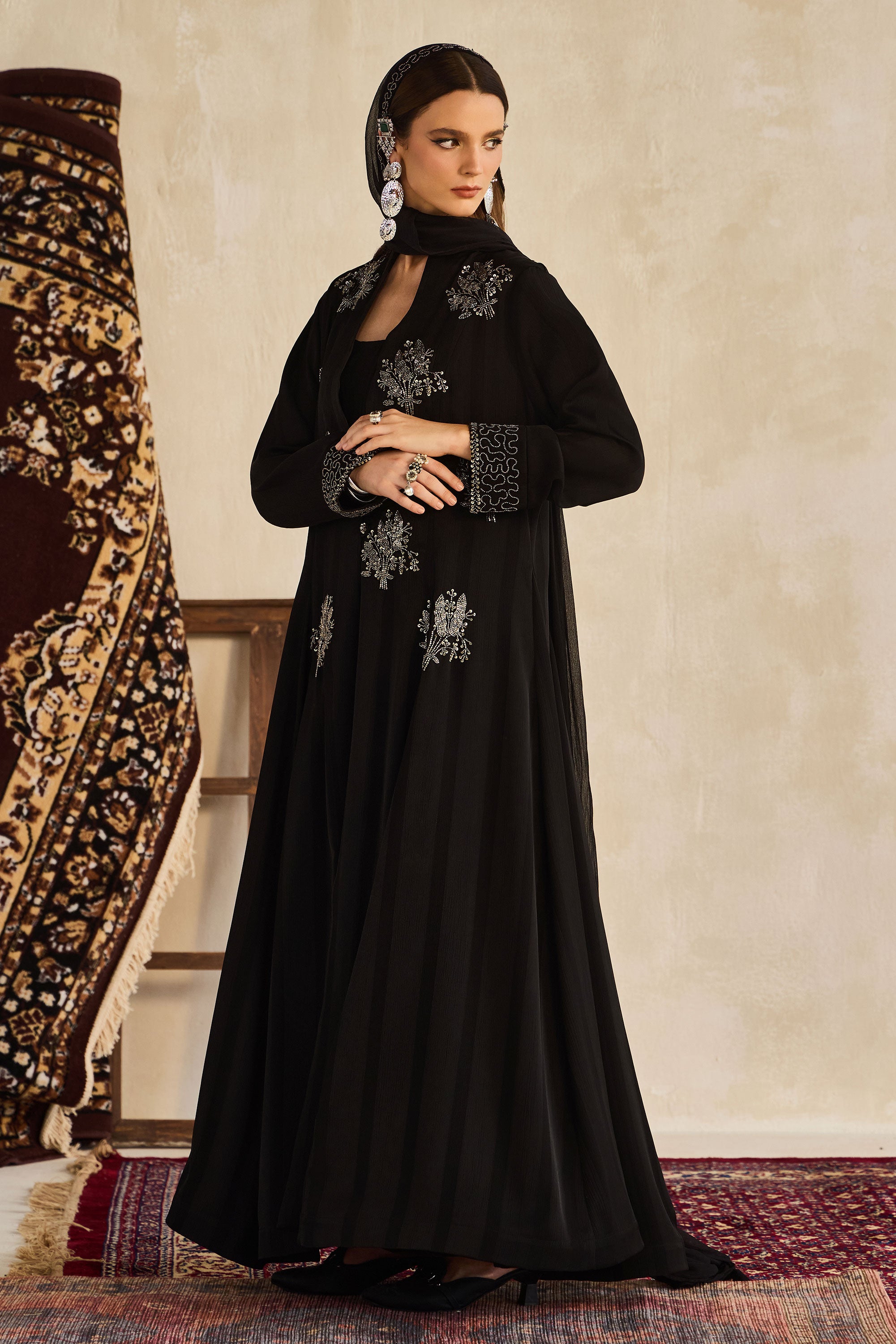 Kawkab Embellished Abaya