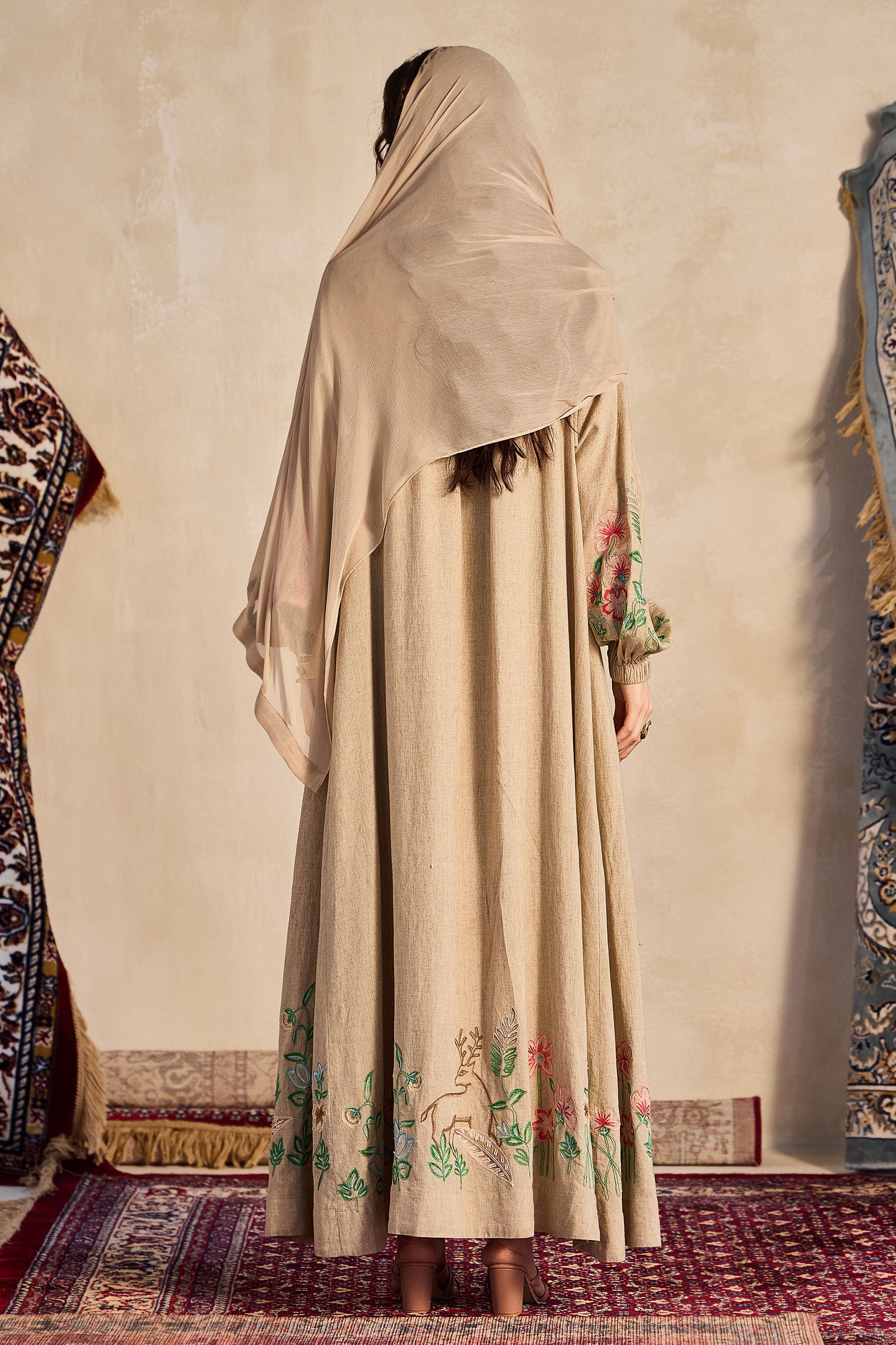 Faiha Embroidered Abaya