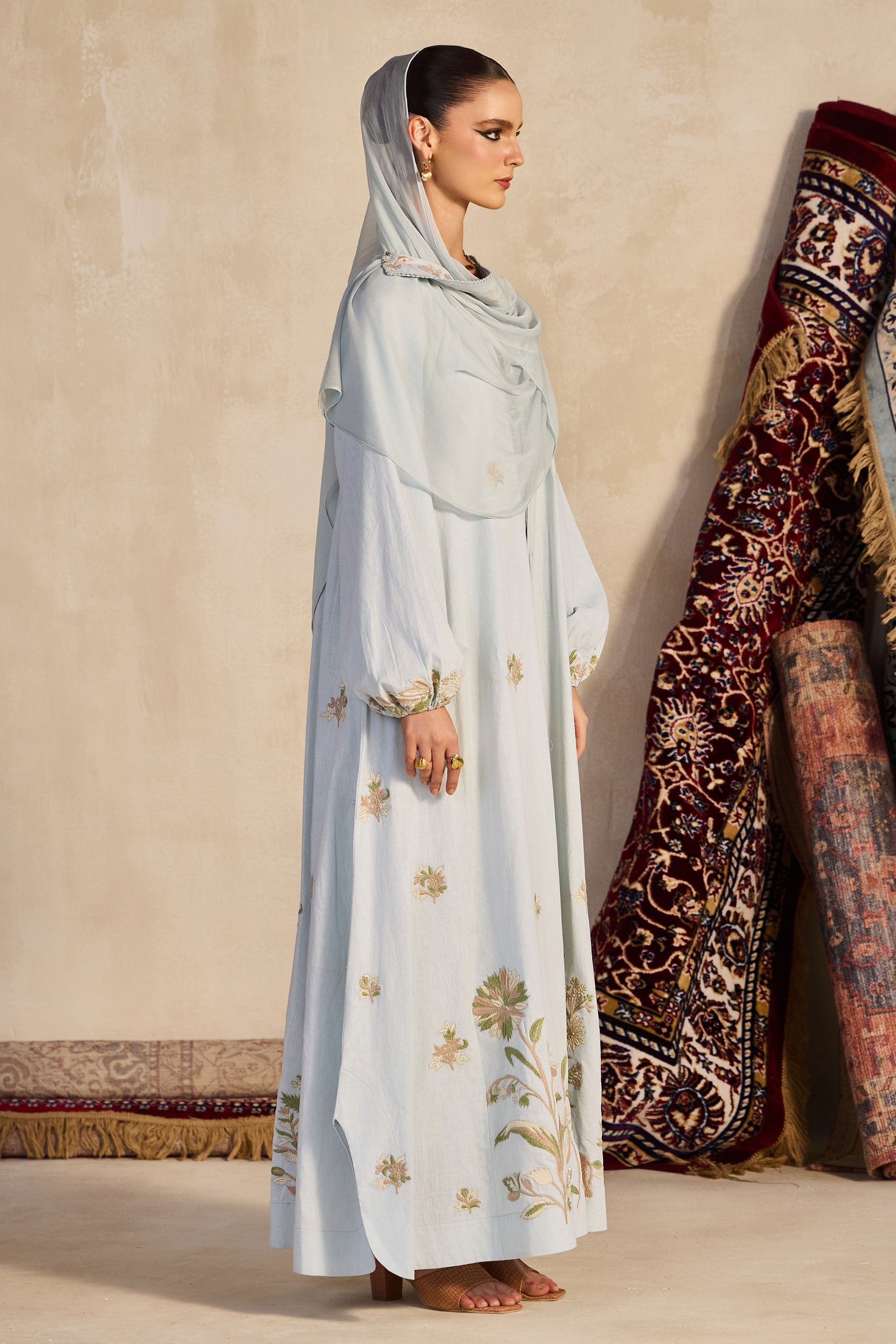 Luwaira Embroidered Jalabiya