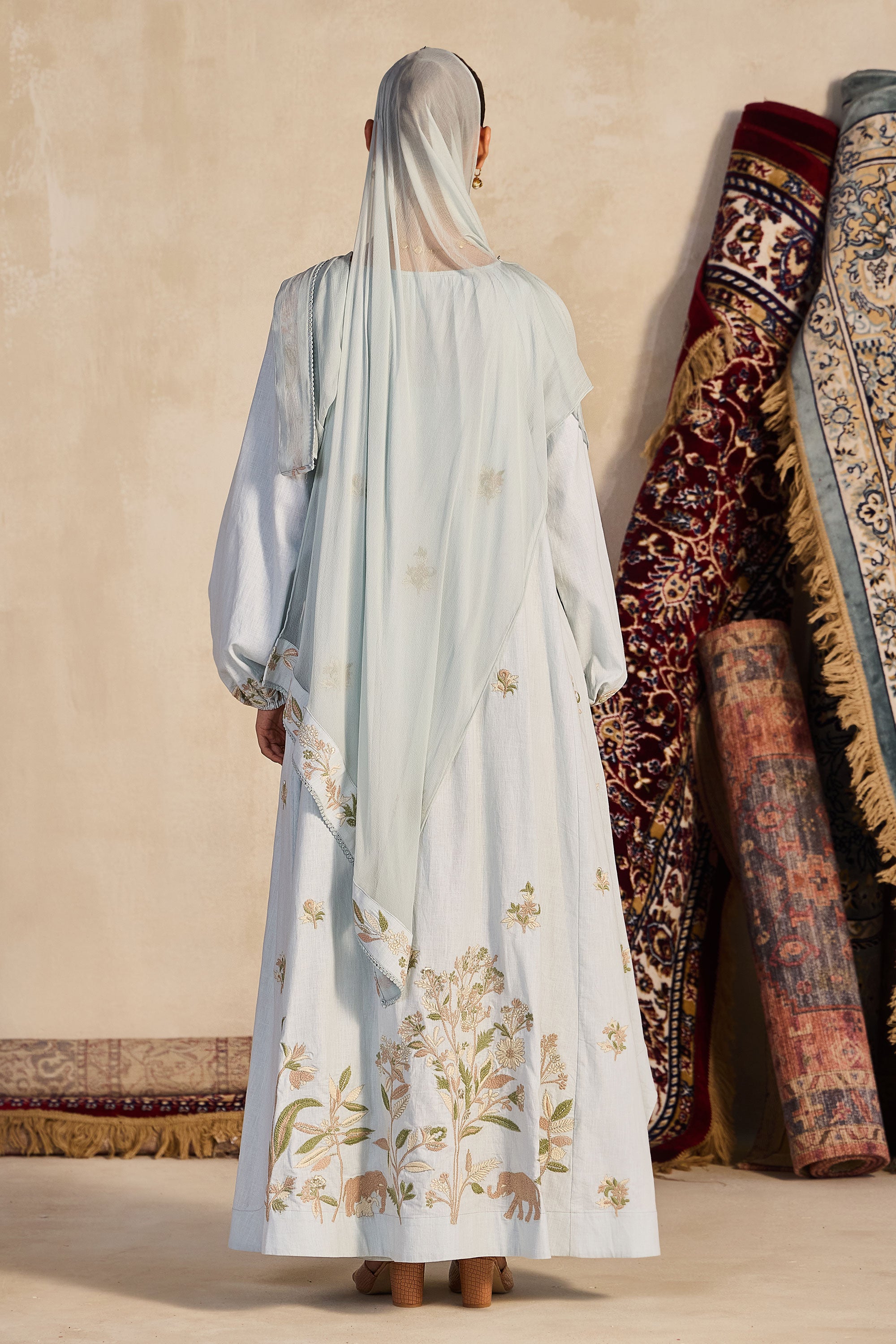 Luwaira Embroidered Jalabiya