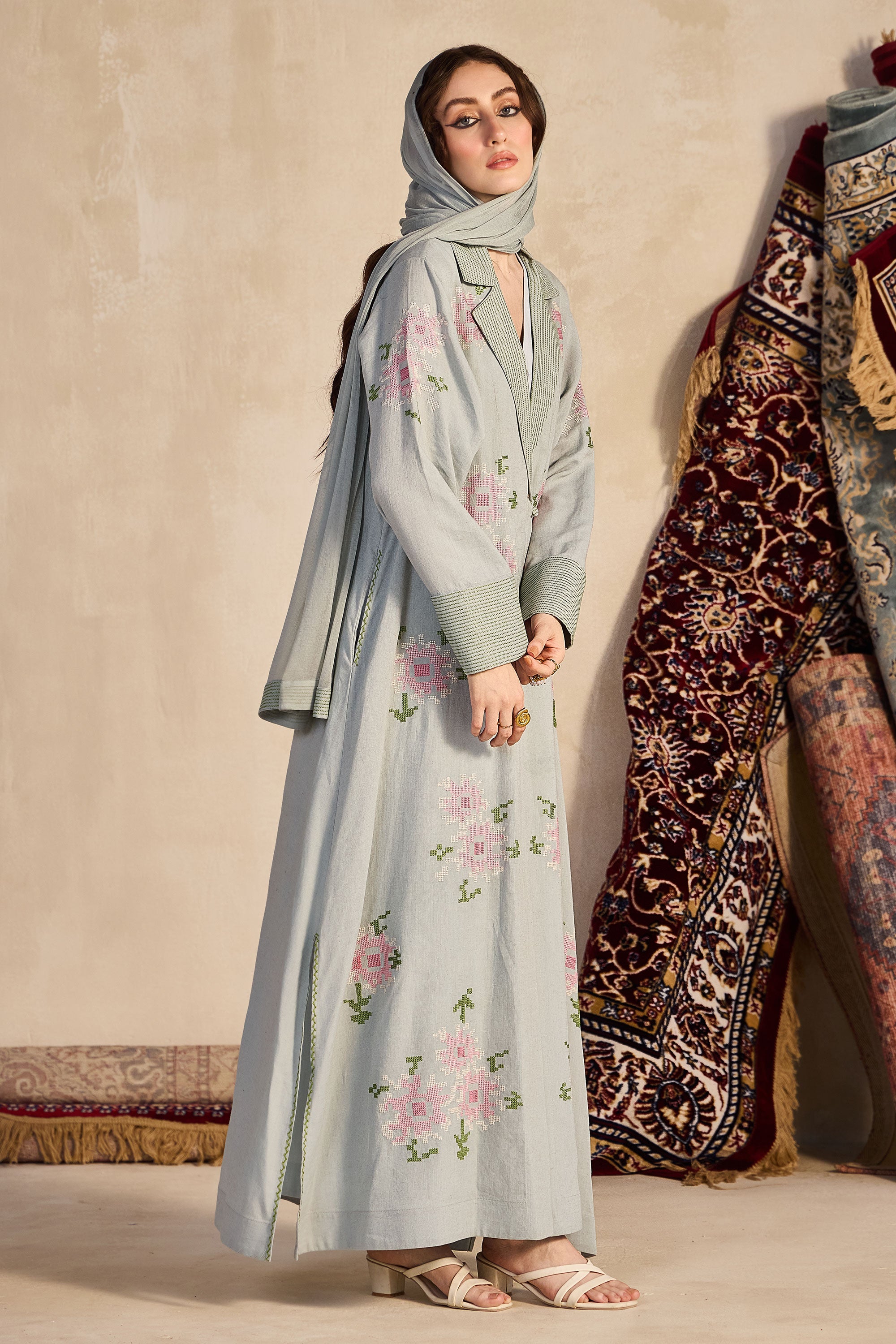 Khaleenah Embroidered Abaya
