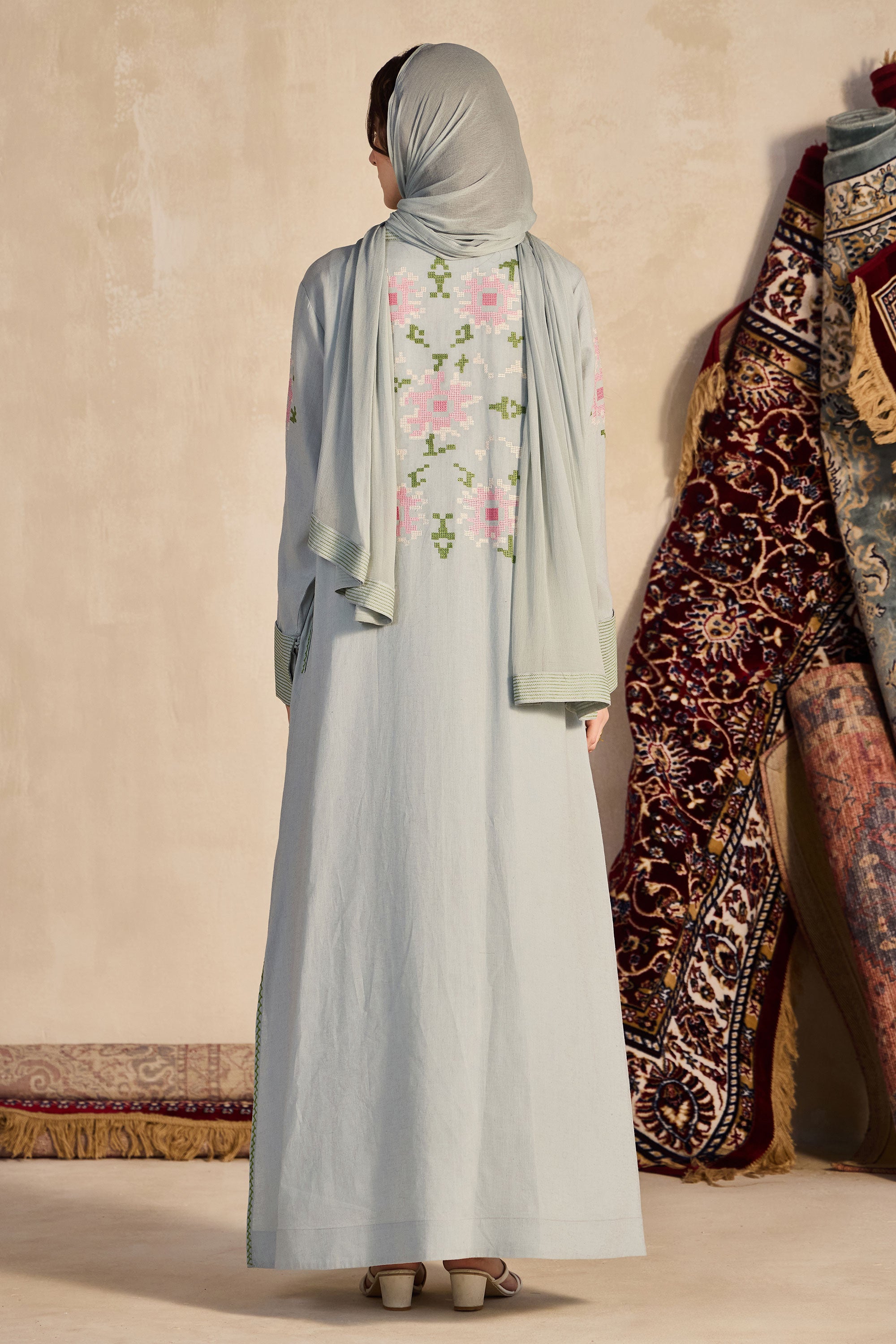 Khaleenah Embroidered Abaya
