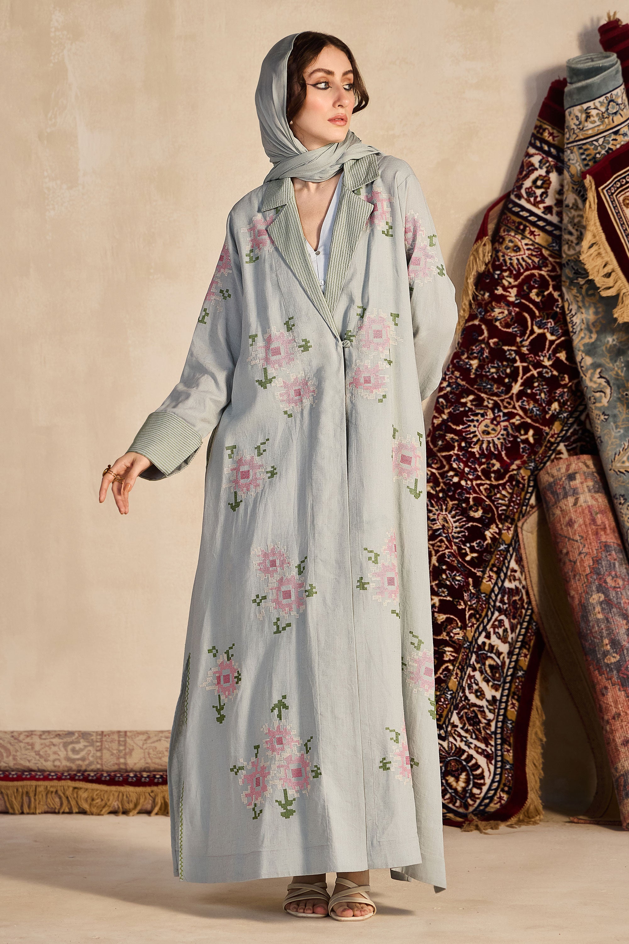 Khaleenah Embroidered Abaya