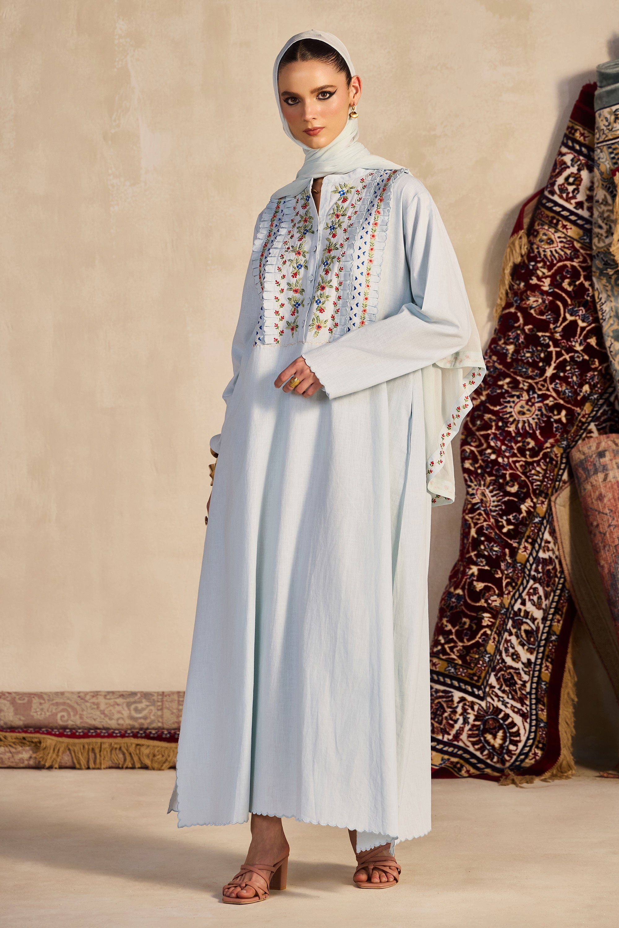 Ruqayla Embroidered Jalabiya