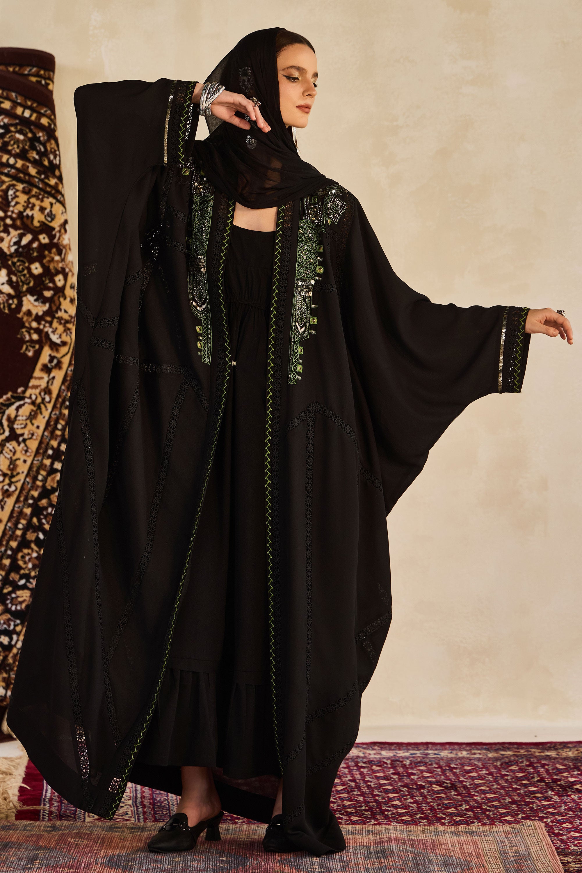Labibah Embellished Abaya