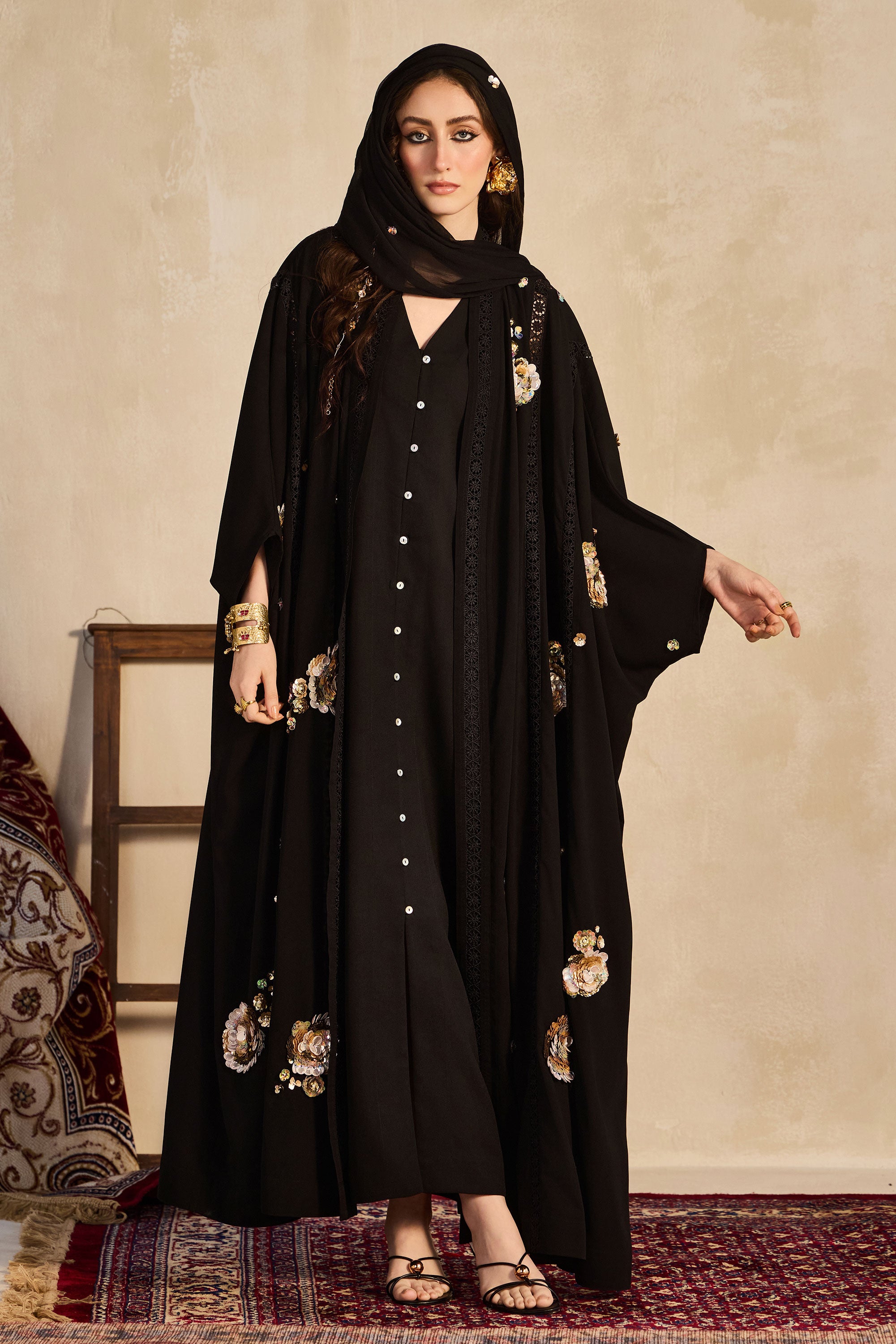 Maazah Embellished Abaya
