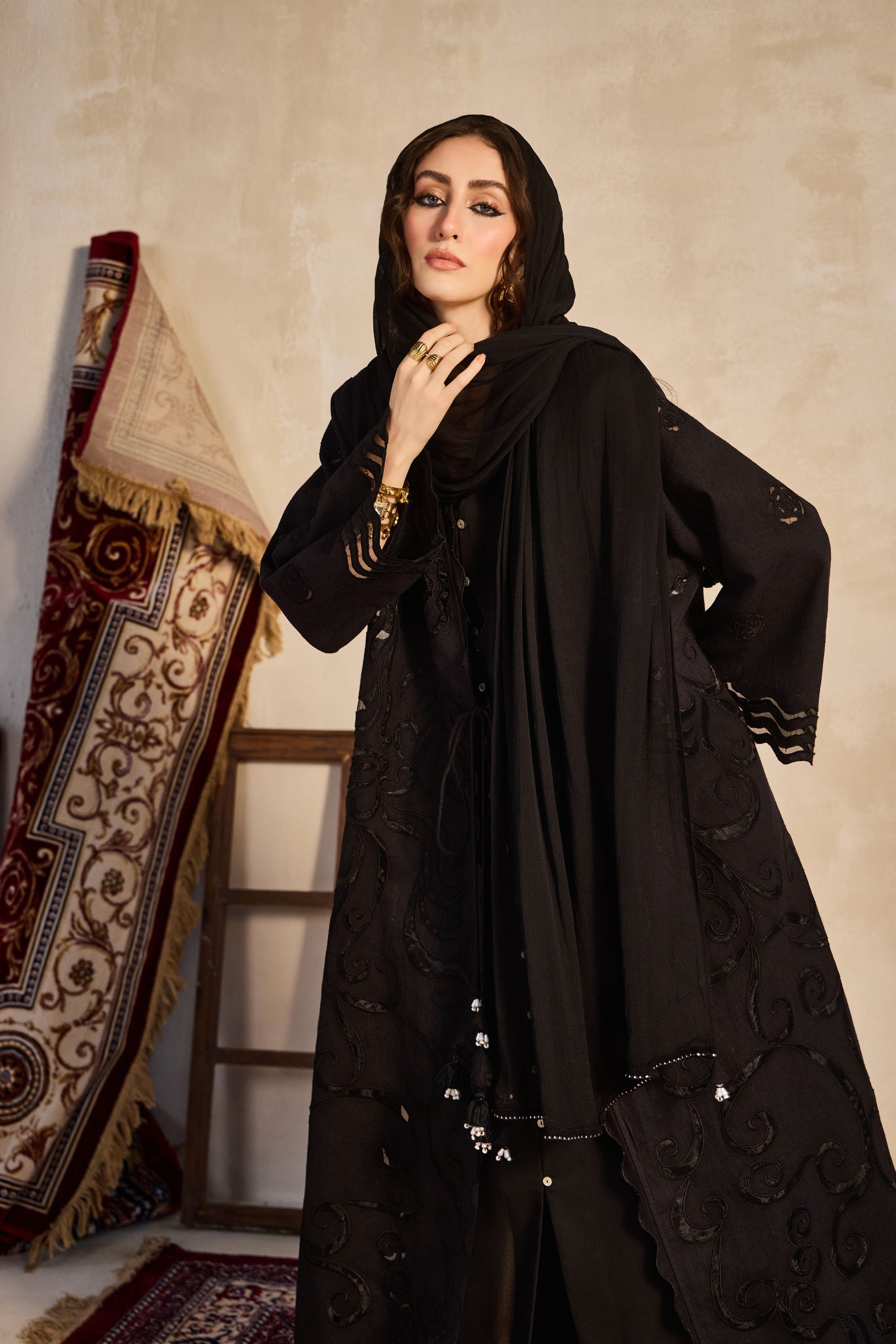 Maymouna Embroidered Abaya