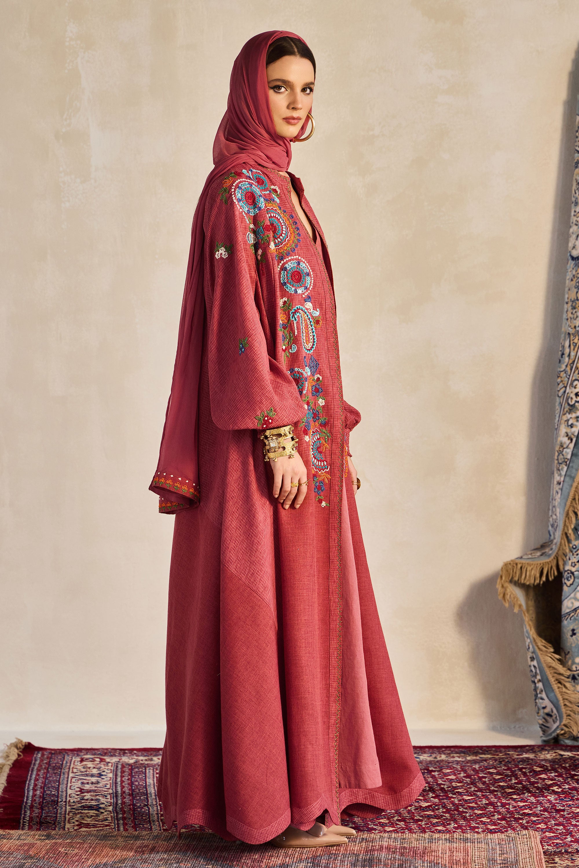 Fahliza Embroidered Abaya