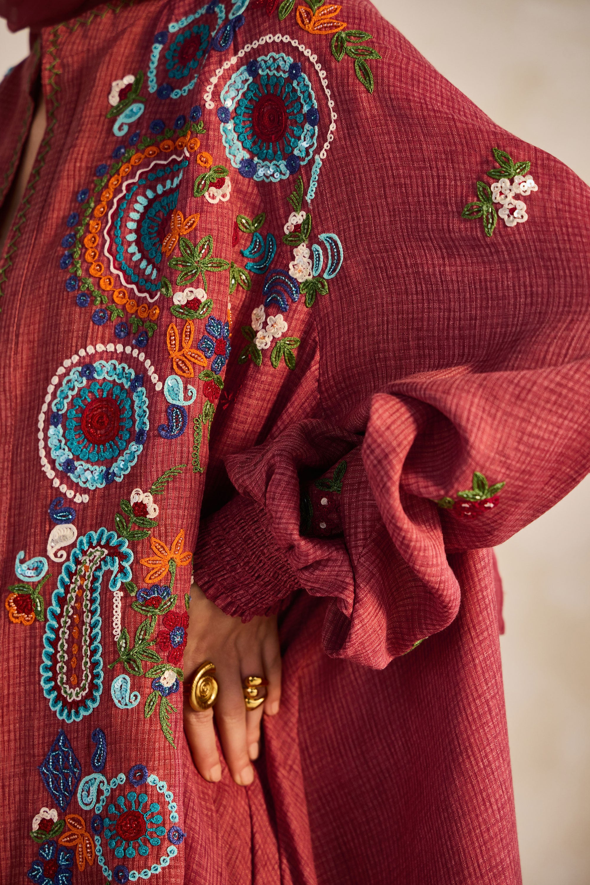 Fahliza Embroidered Abaya