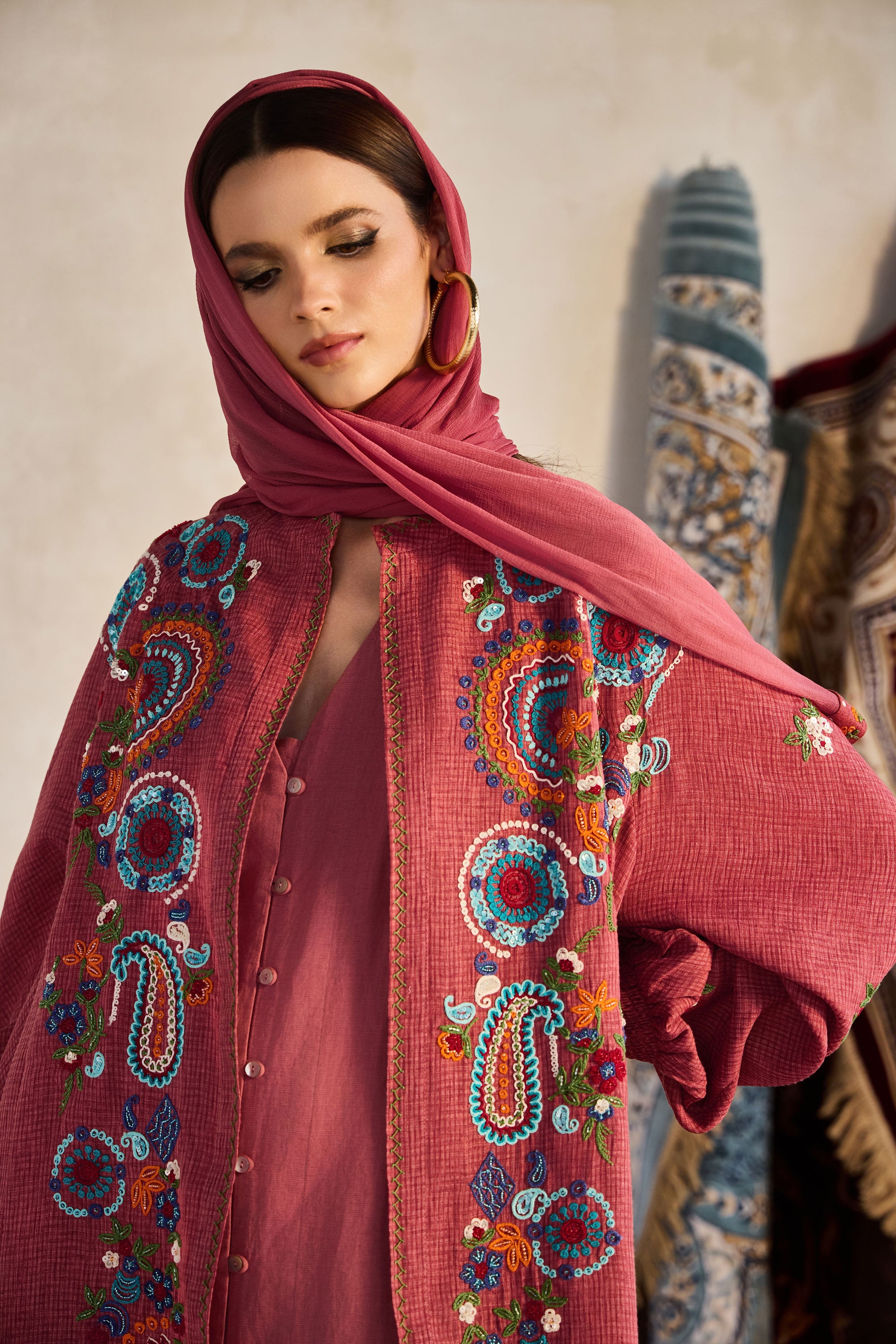 Fahliza Embroidered Abaya