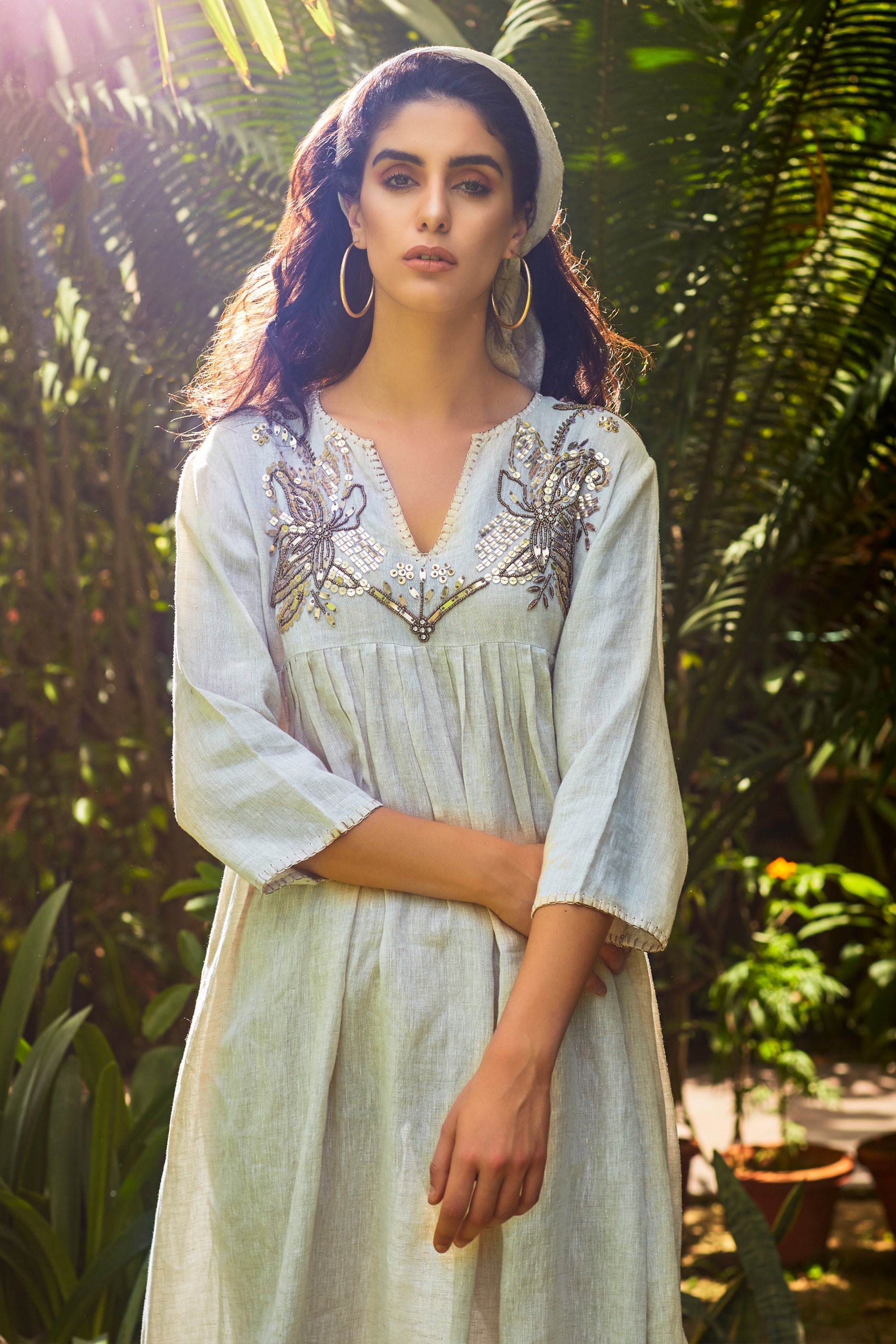 Maisoon Embroidered Jalabiya